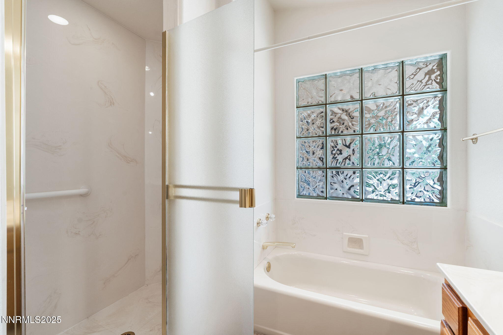 Master Shower and Tub