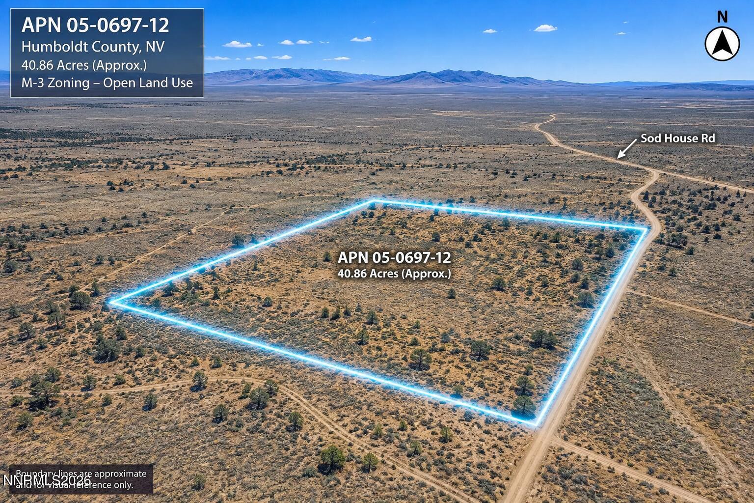 0 40.86 Acre parcel Parcel #05-0697-12
