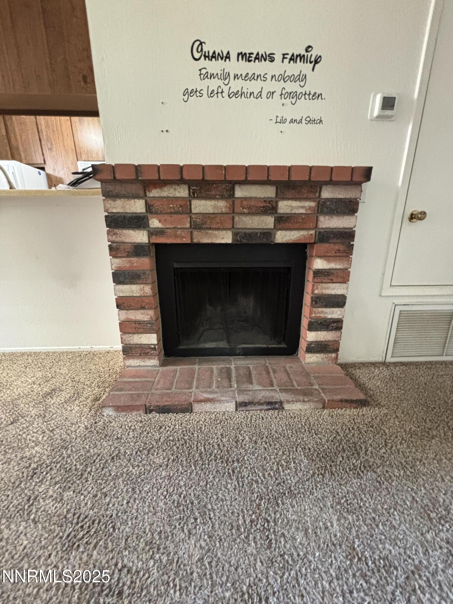 Wood Burning Fireplace