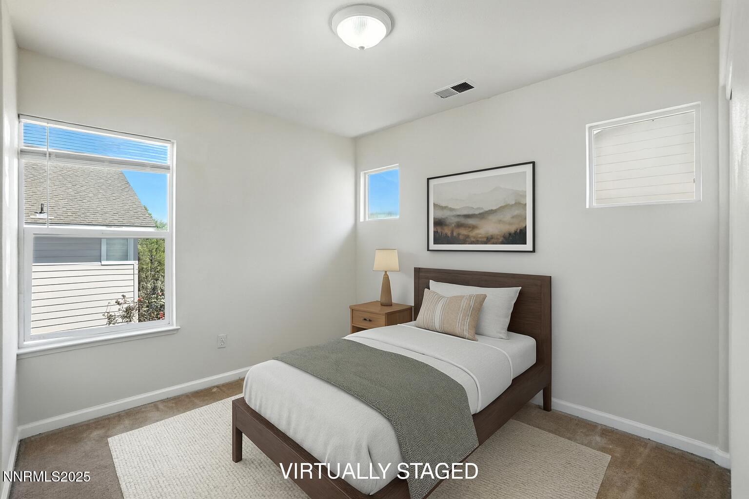 2nd bedroom virtually staged