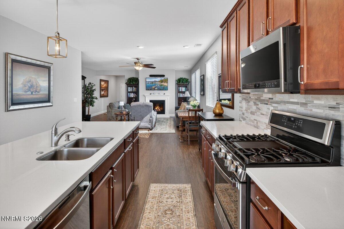 Kitchen looking to Great Room
