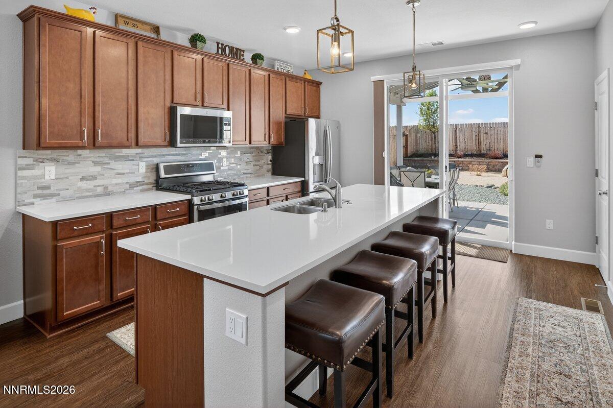 Kitchen to outside Patio