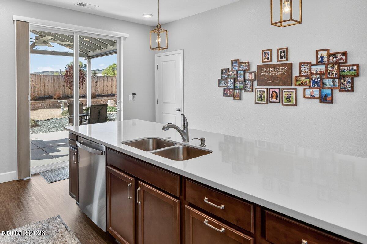 Kitchen sink to Patio