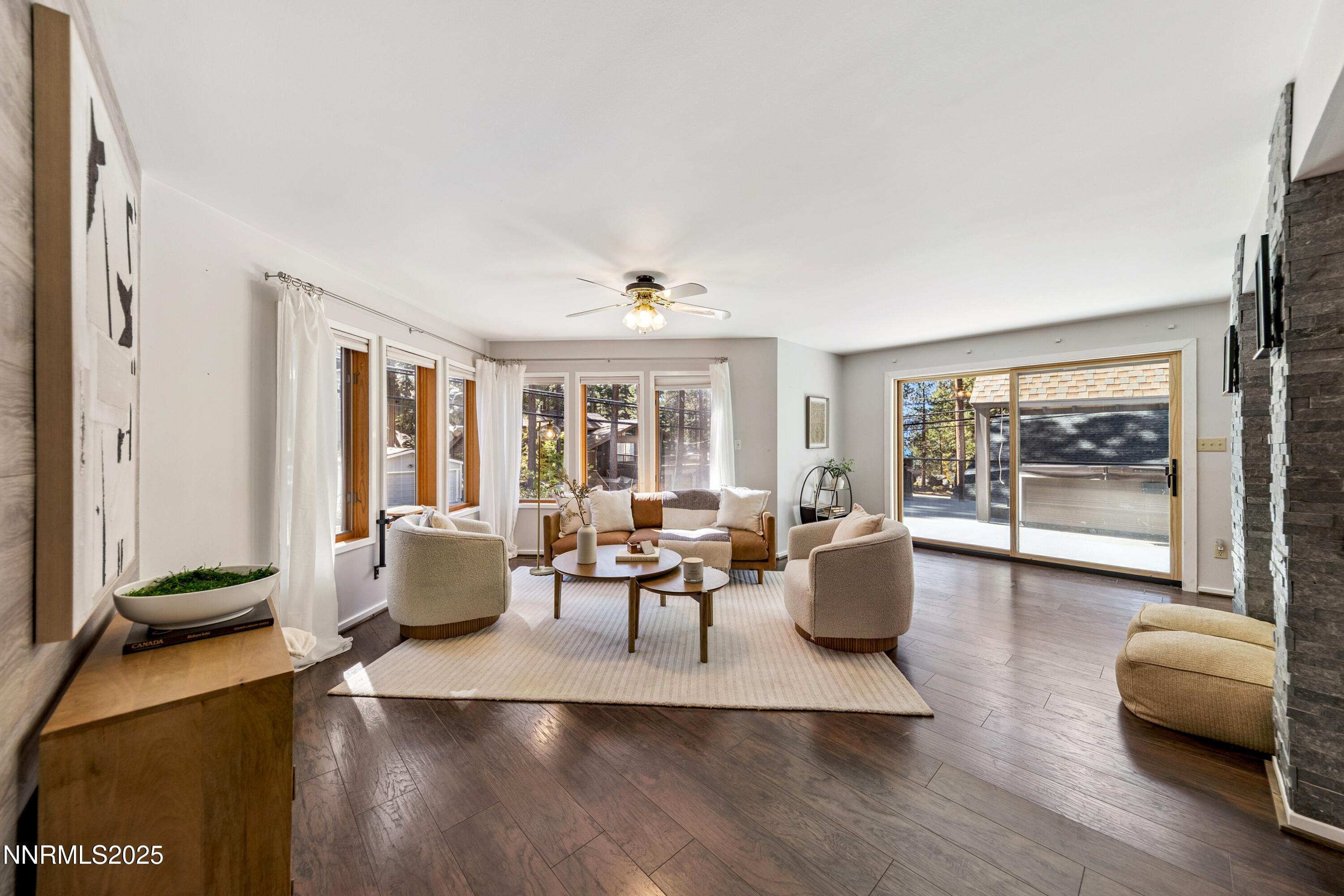 Living Room with Lake View