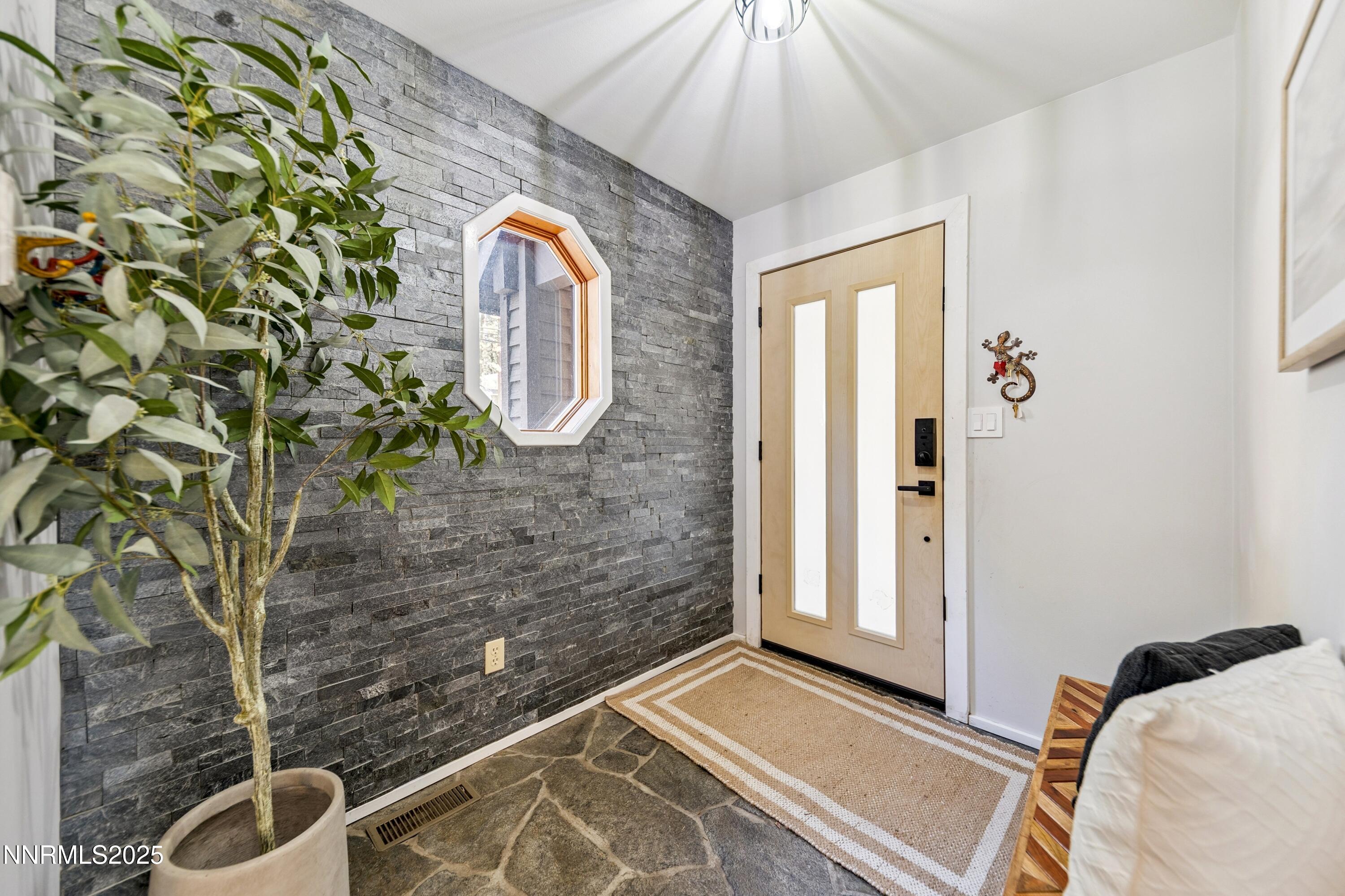 Foyer and front entrance