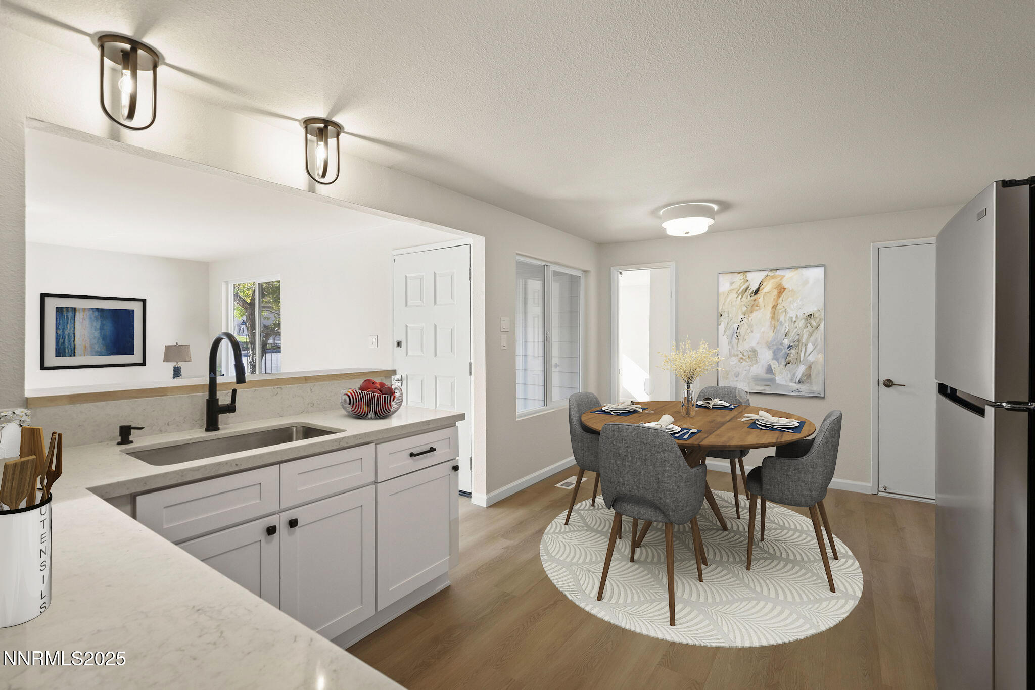 Virtually Staged Dining Area