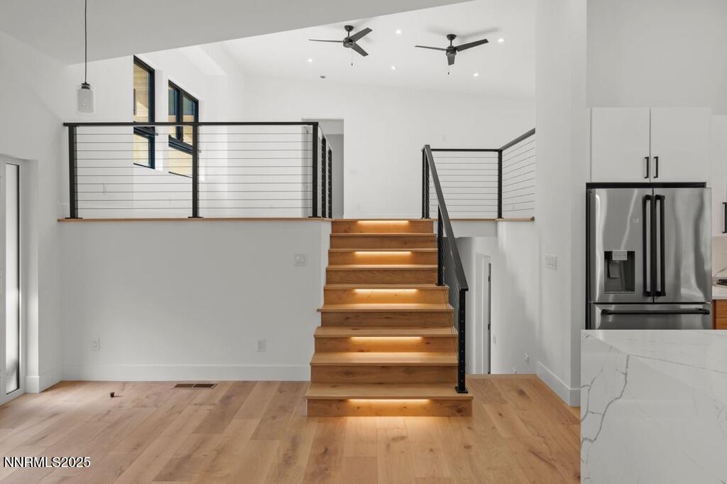 Stairs to Family Room