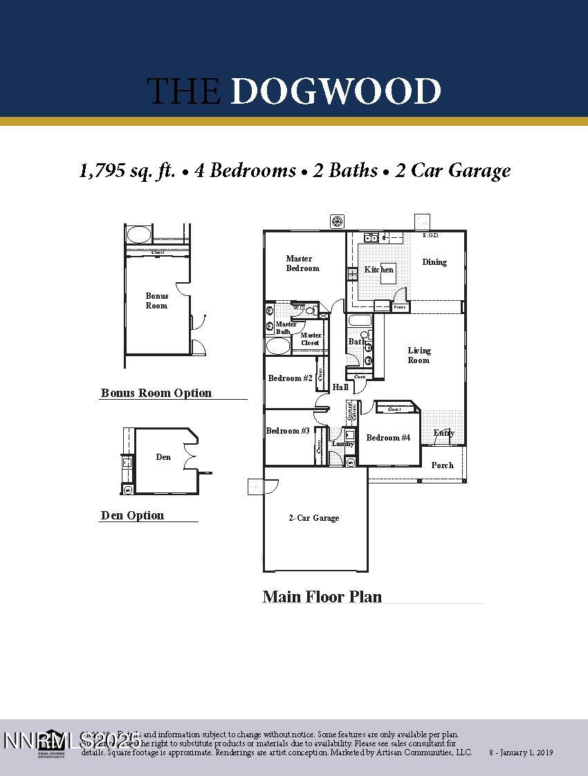 plan. FLOORPLAN DOGWOOD