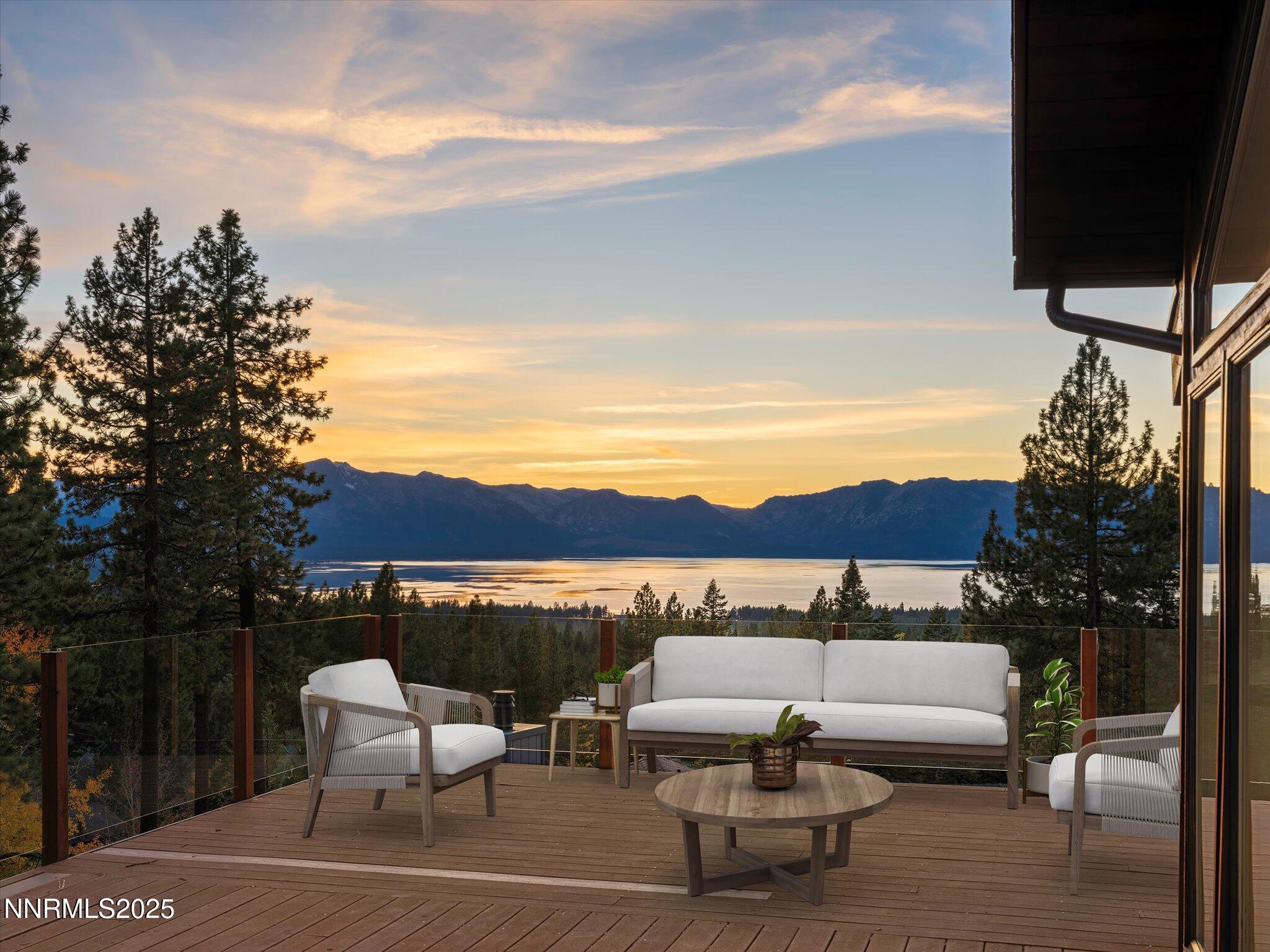 34-Deck Sunset View with furniture