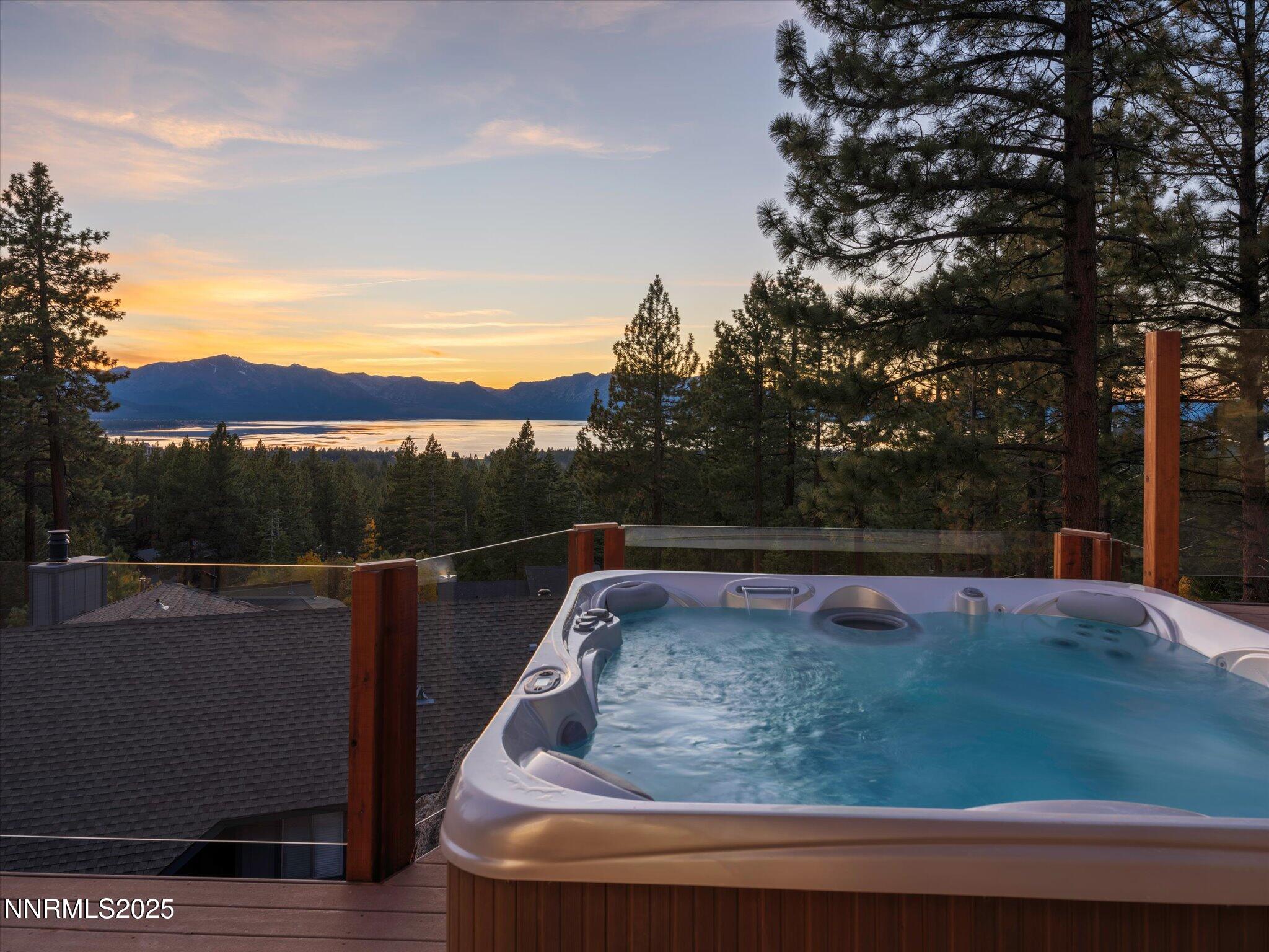 35-Hot Tub Sunset View