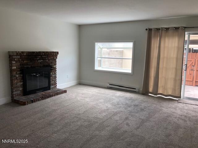 Fireplace and Garden Window
