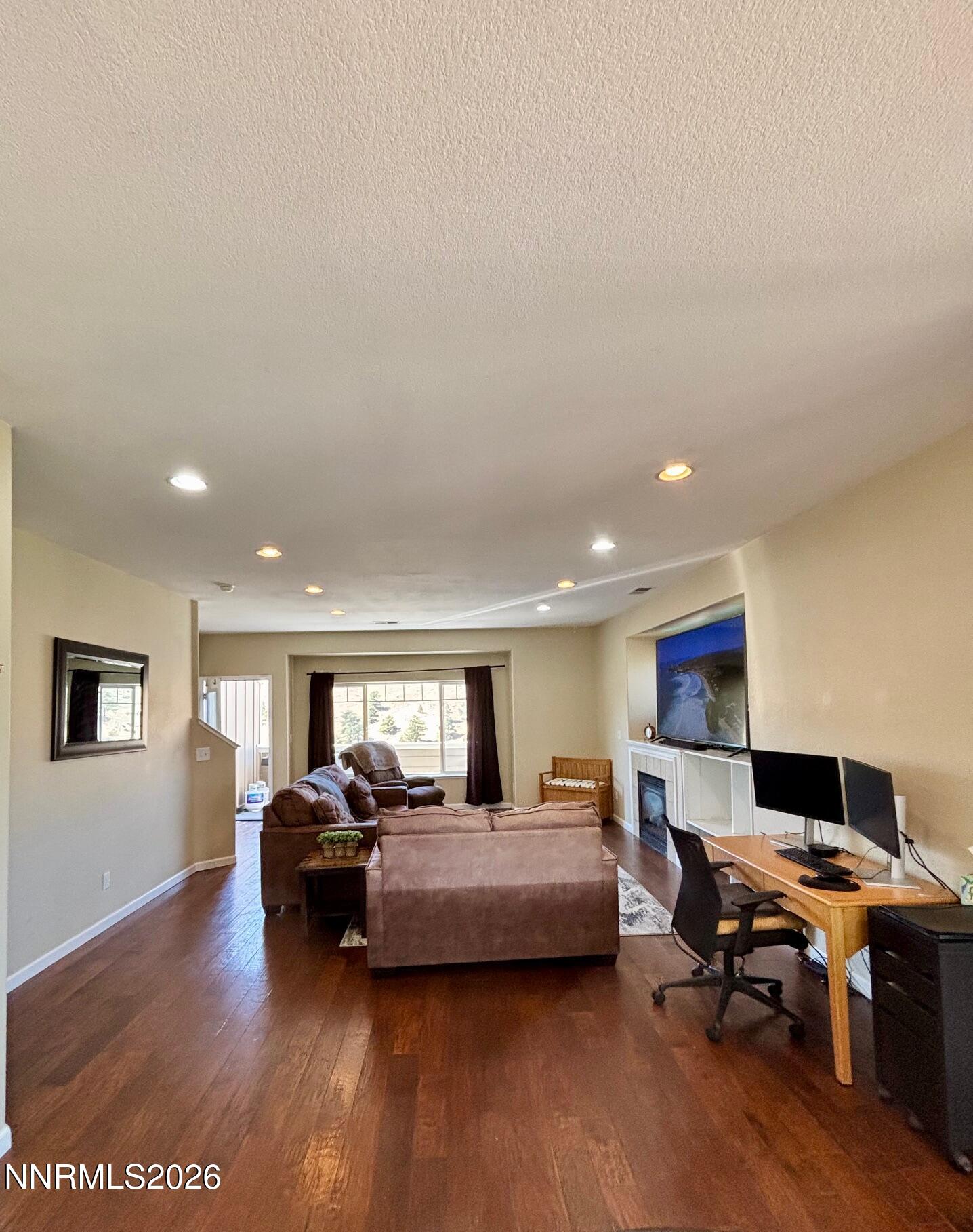 LIVING ROOM VIEW FROM KITCHEN