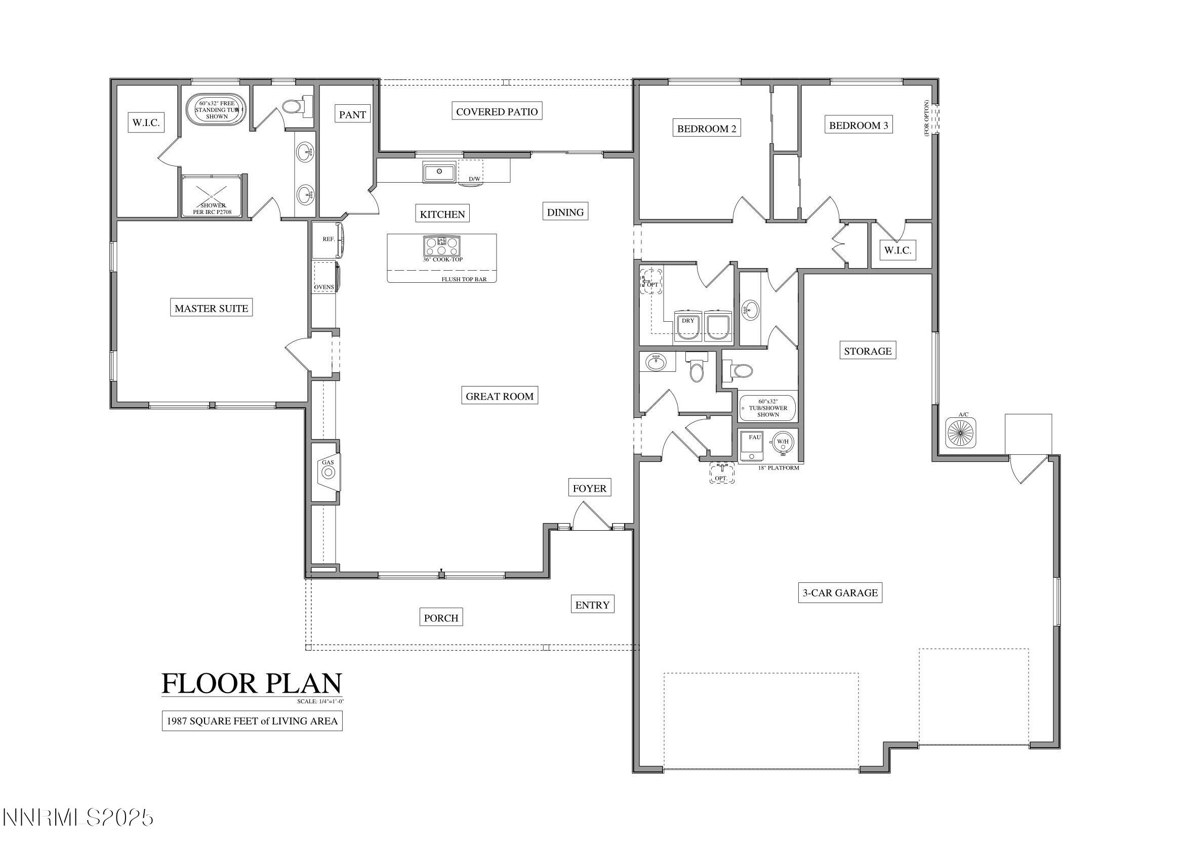 1836 Helman Floorplan MLS