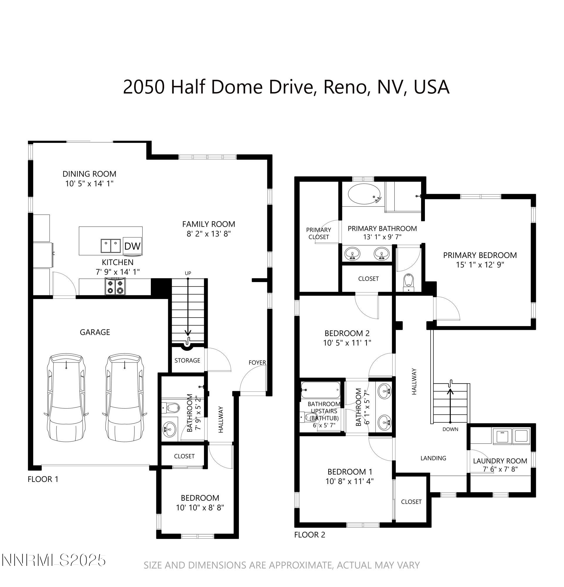 Floor Plan - 2050 Half Dome Dr