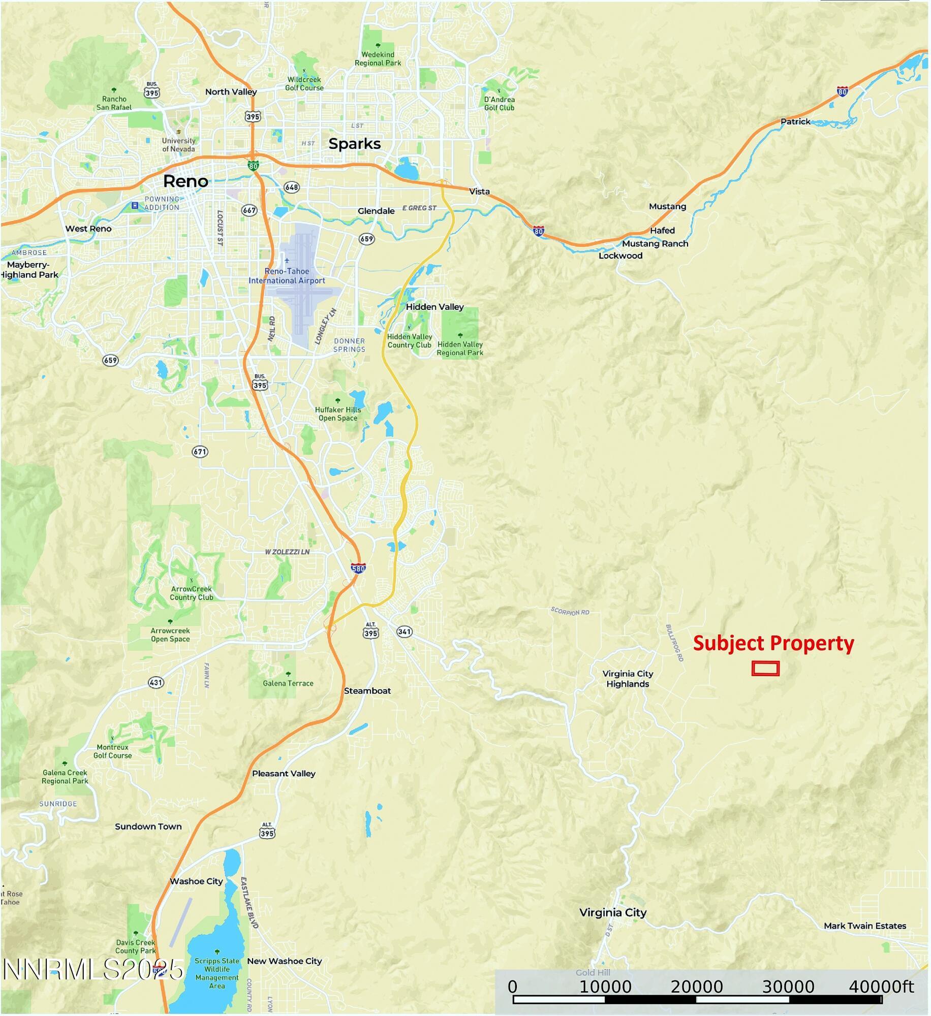 Map Overview Subject Property