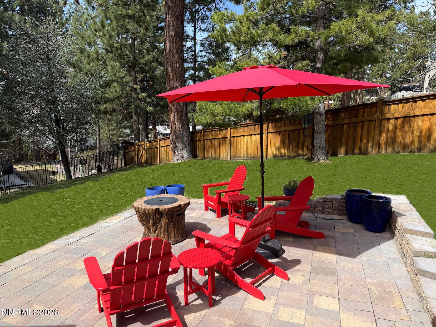 1246 Hidden Woods Back Patio