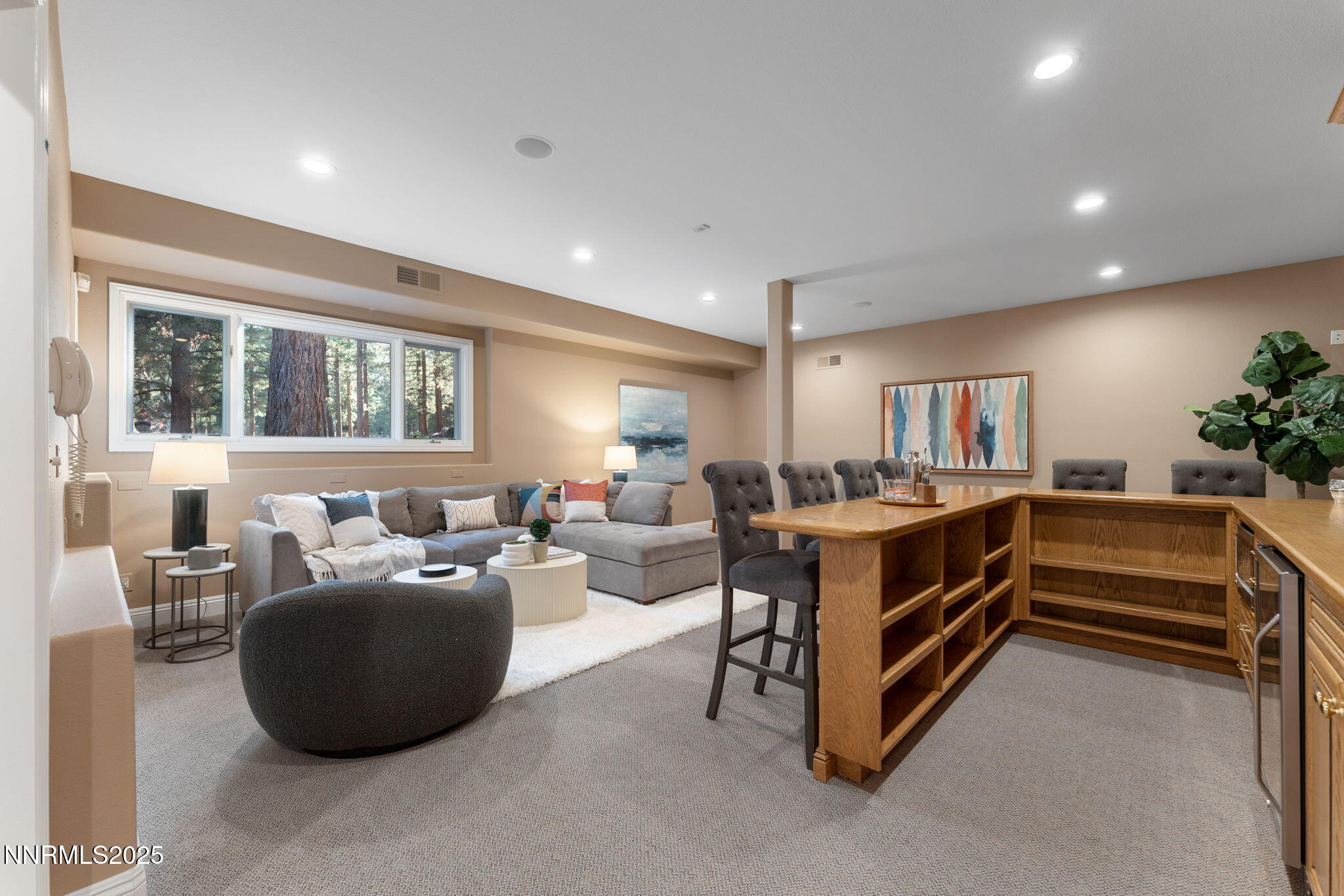 Basement Entertainment Room