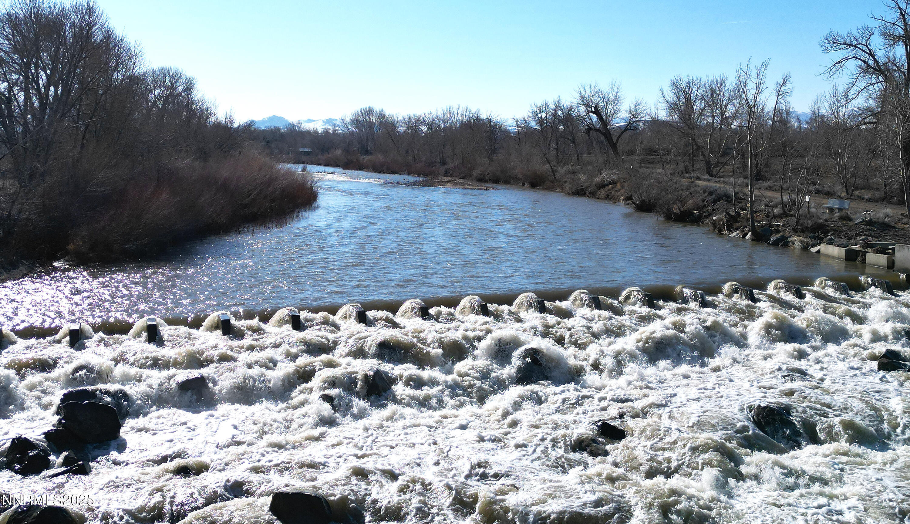 Dam with Whitewater looking s