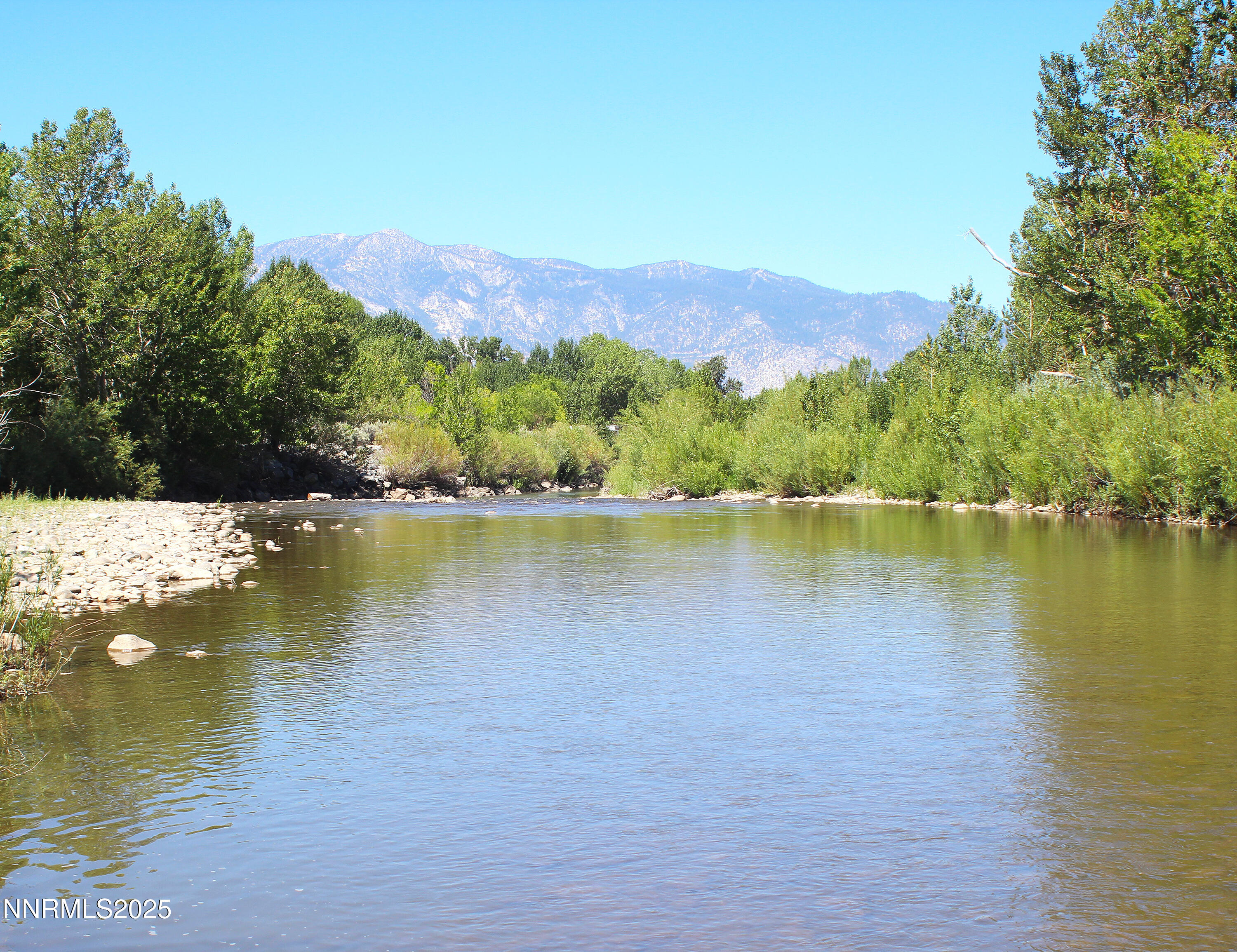 River Looking N With Mtns