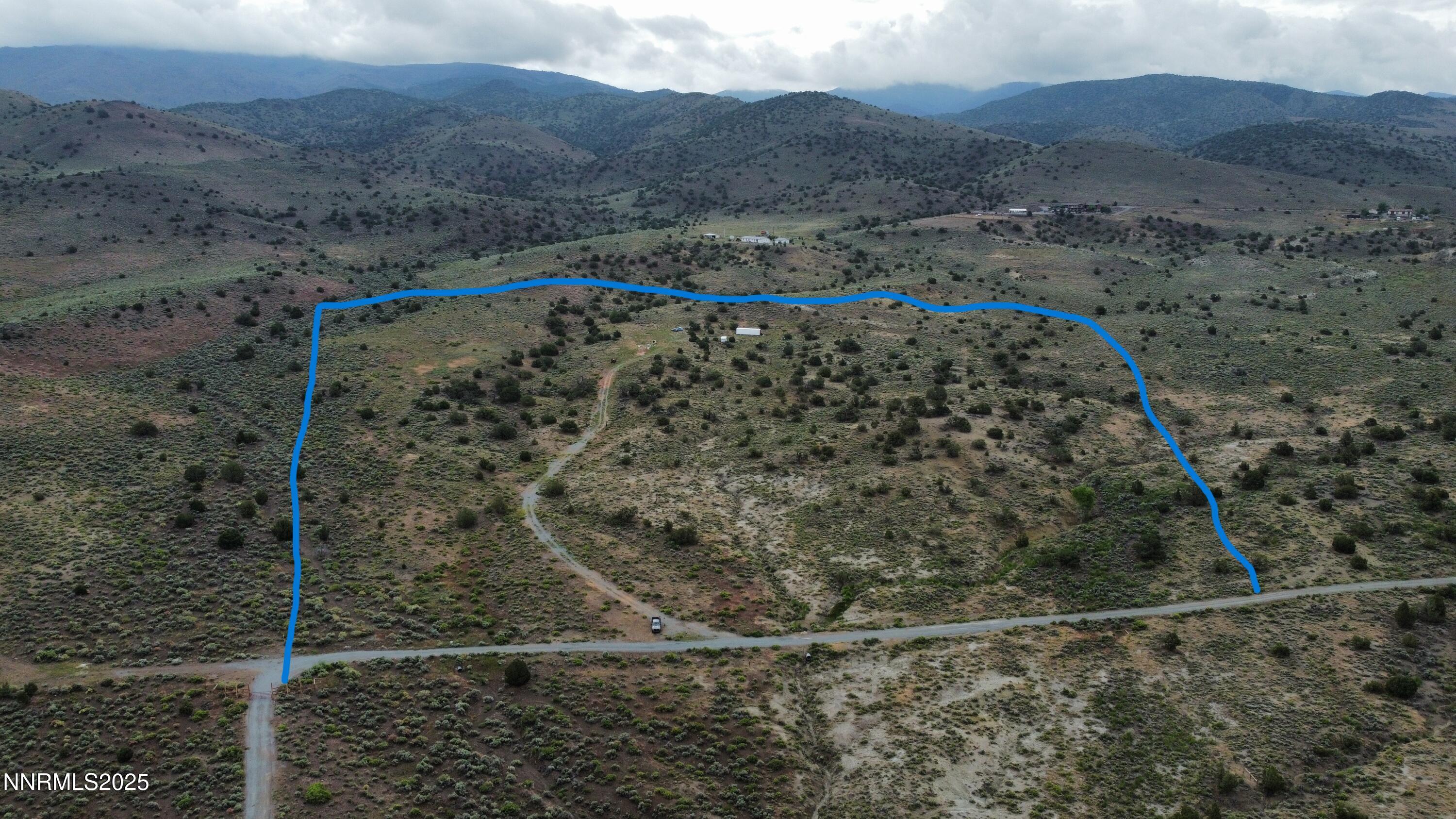 800 Hidden Canyon property lines drone