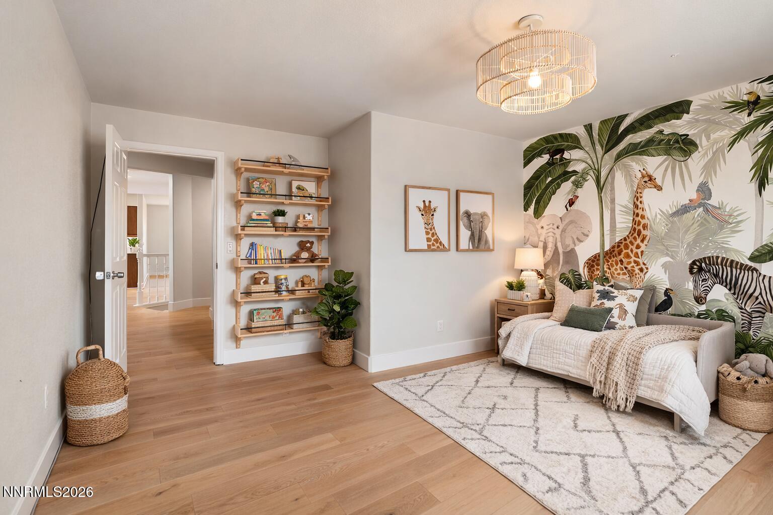 Virtually Staged Safari room