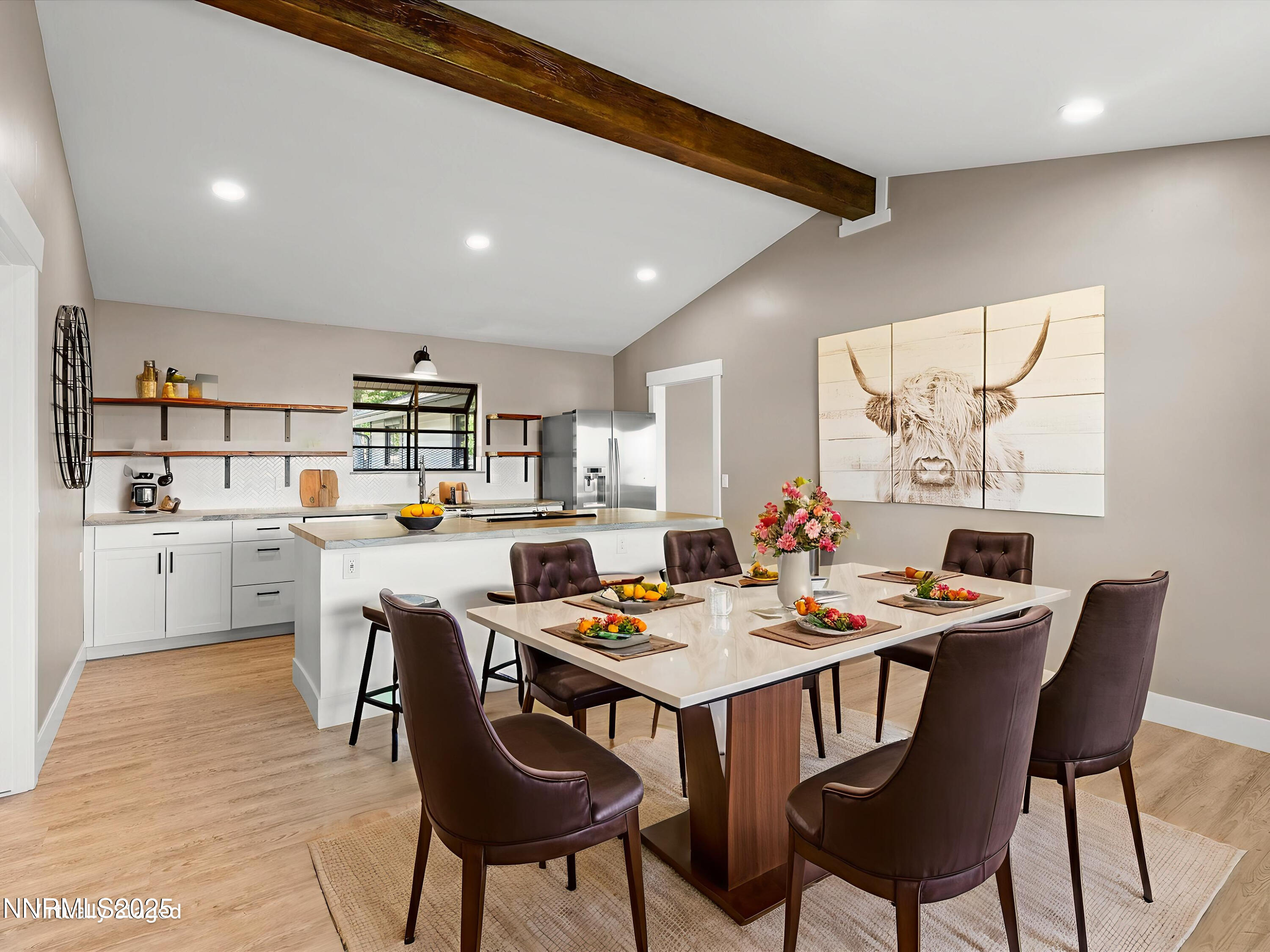 228 Beverly Way Staged Dining Room