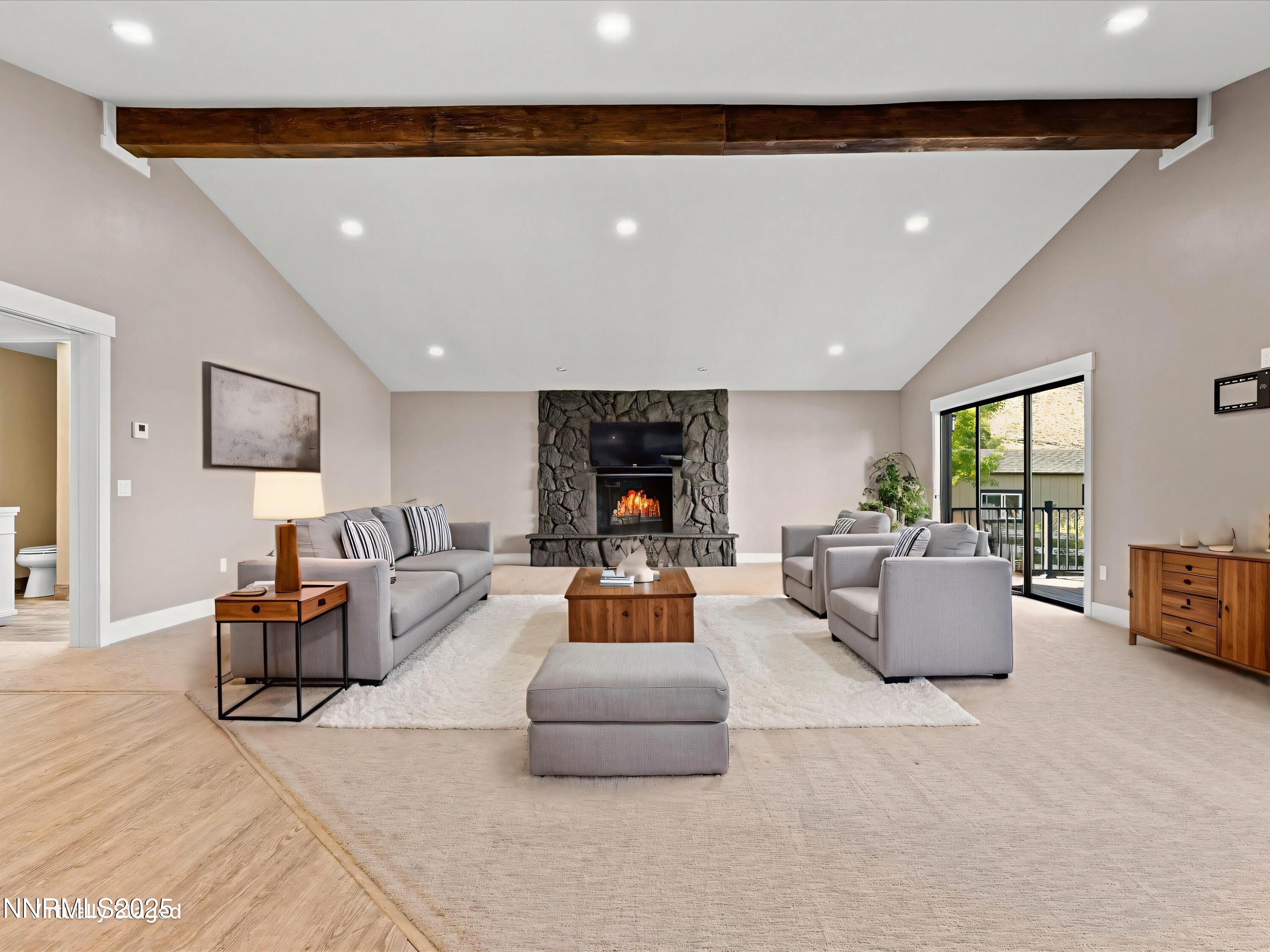 228 Beverly Way Virtual Staged Living Ro