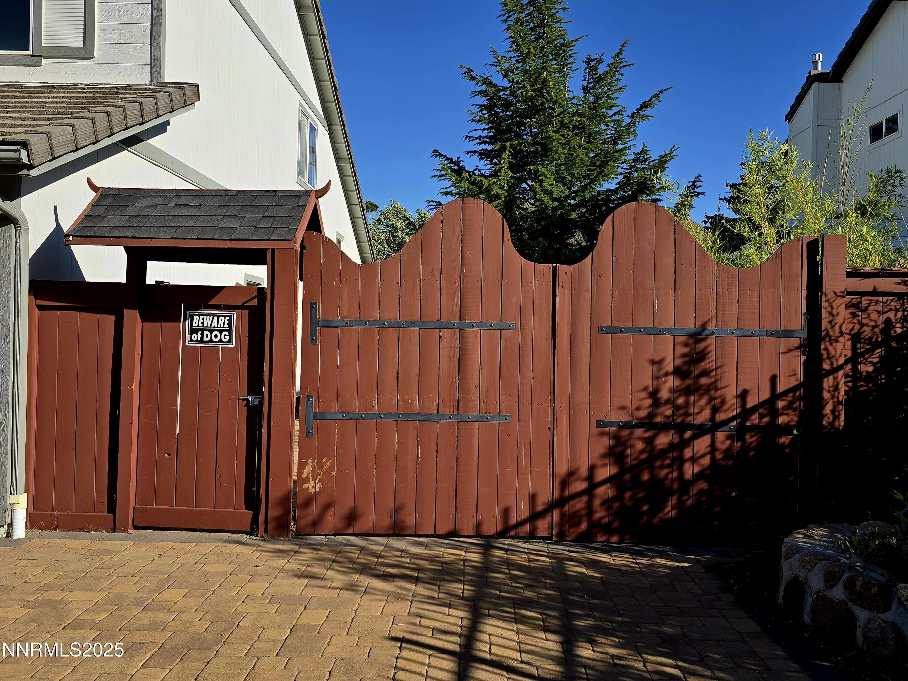3796 Bellingham front gate