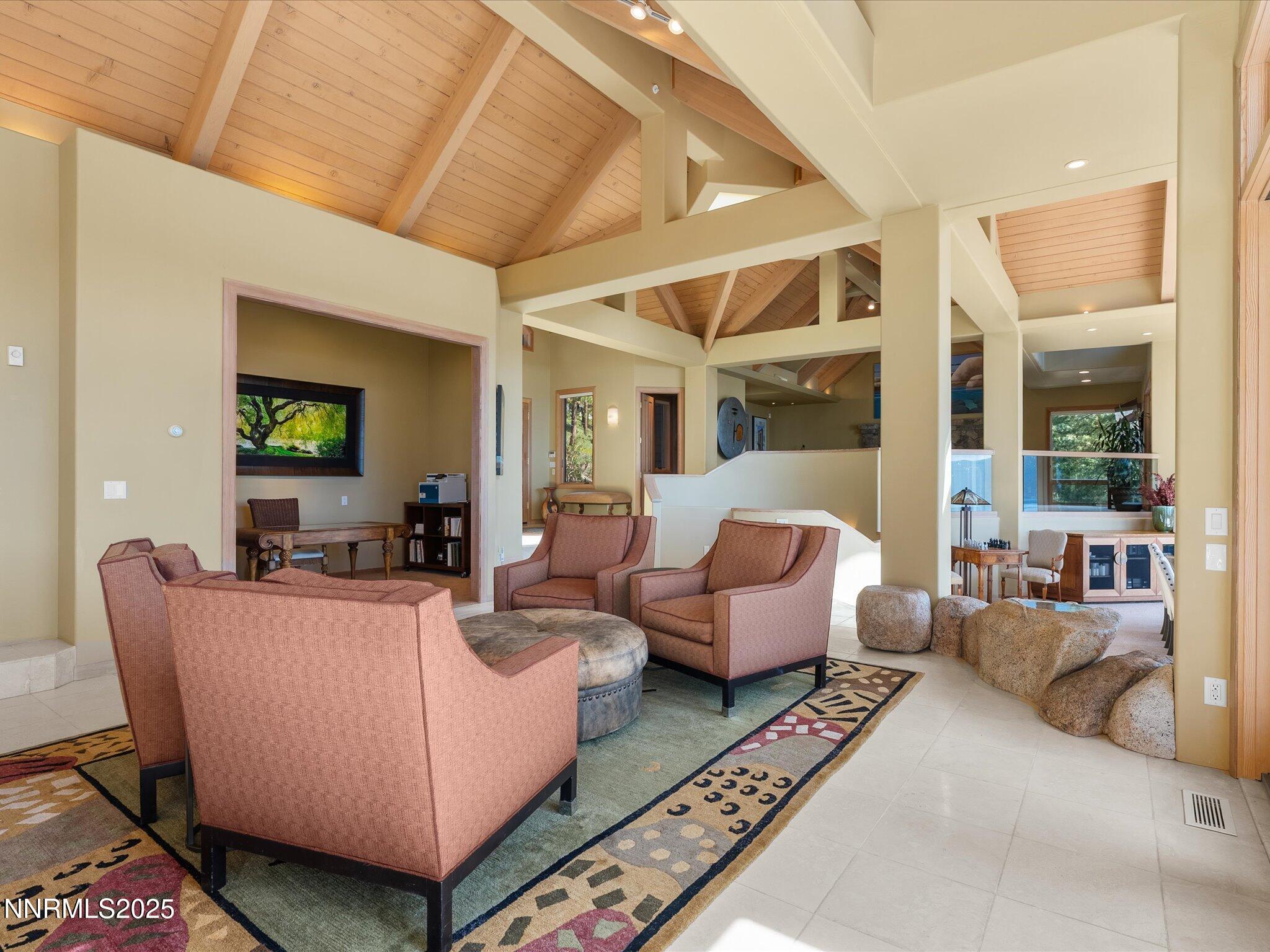 028-Interior sitting area and office b