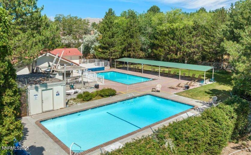Aerials of Pools and Clubhouse 2