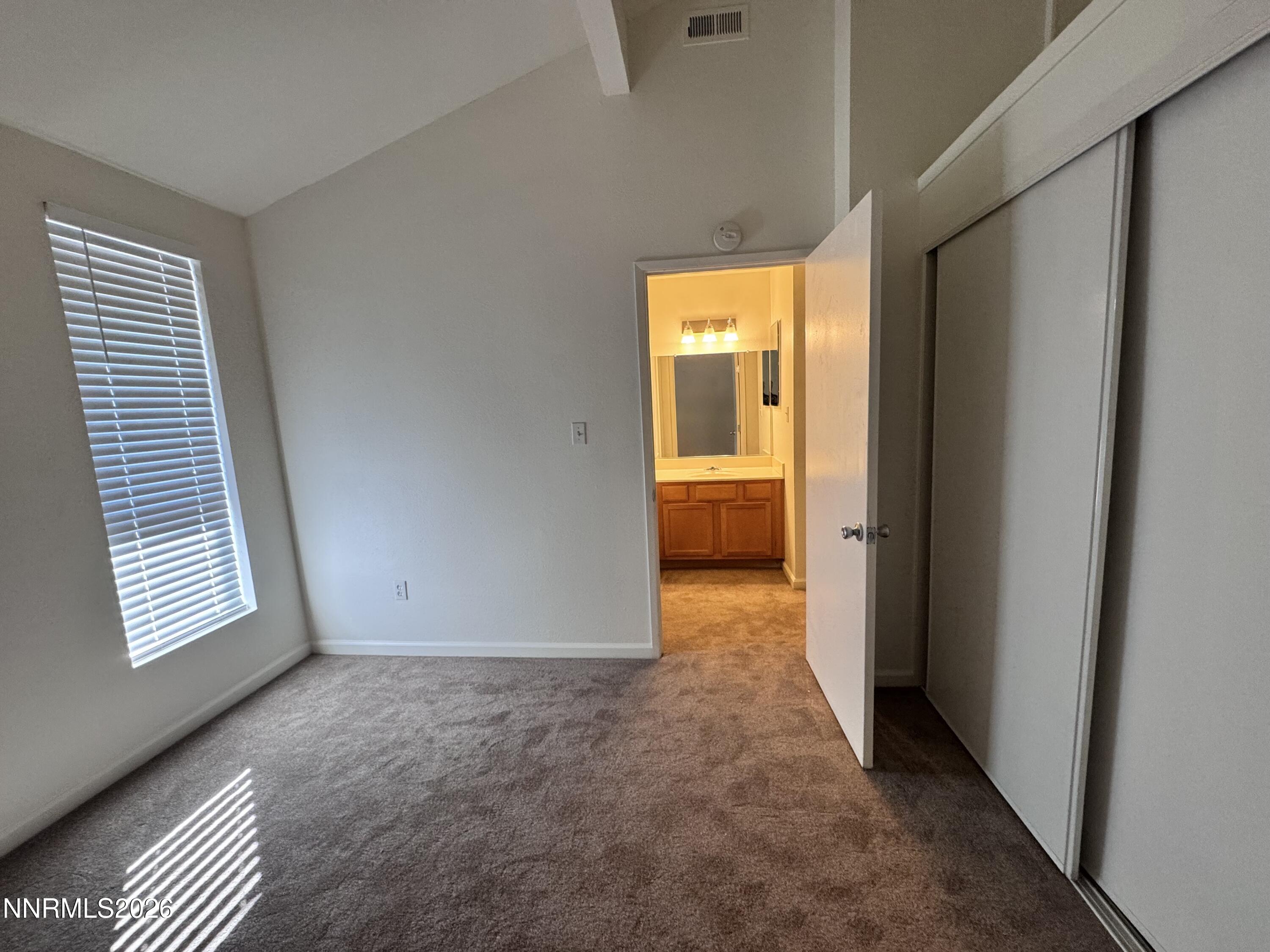 Vanity view from bedroom