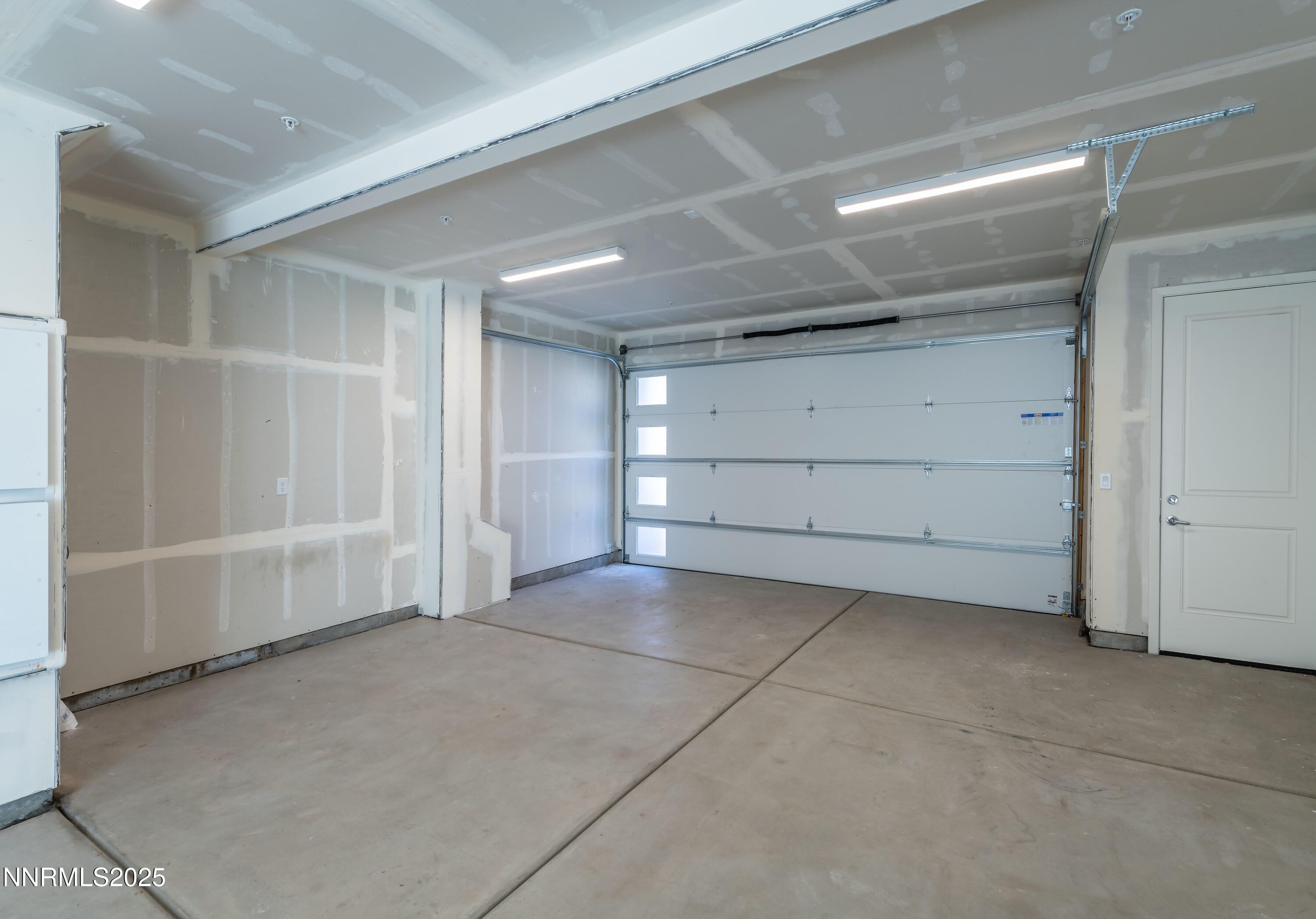 Plan 2 model home Garage