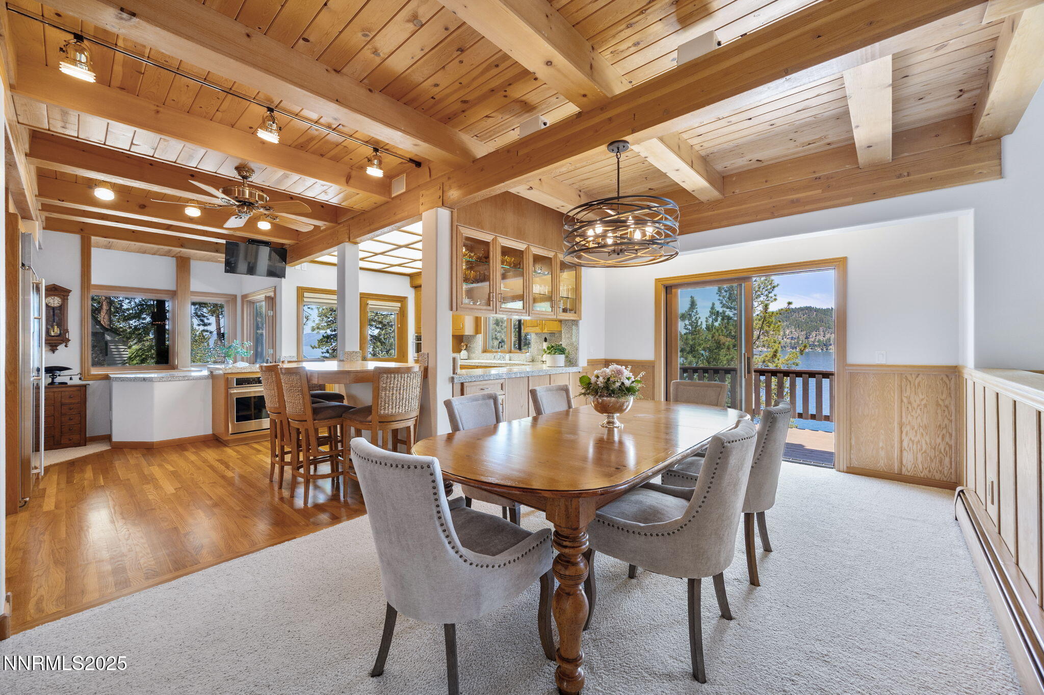 Open Dining & Kitchen Area