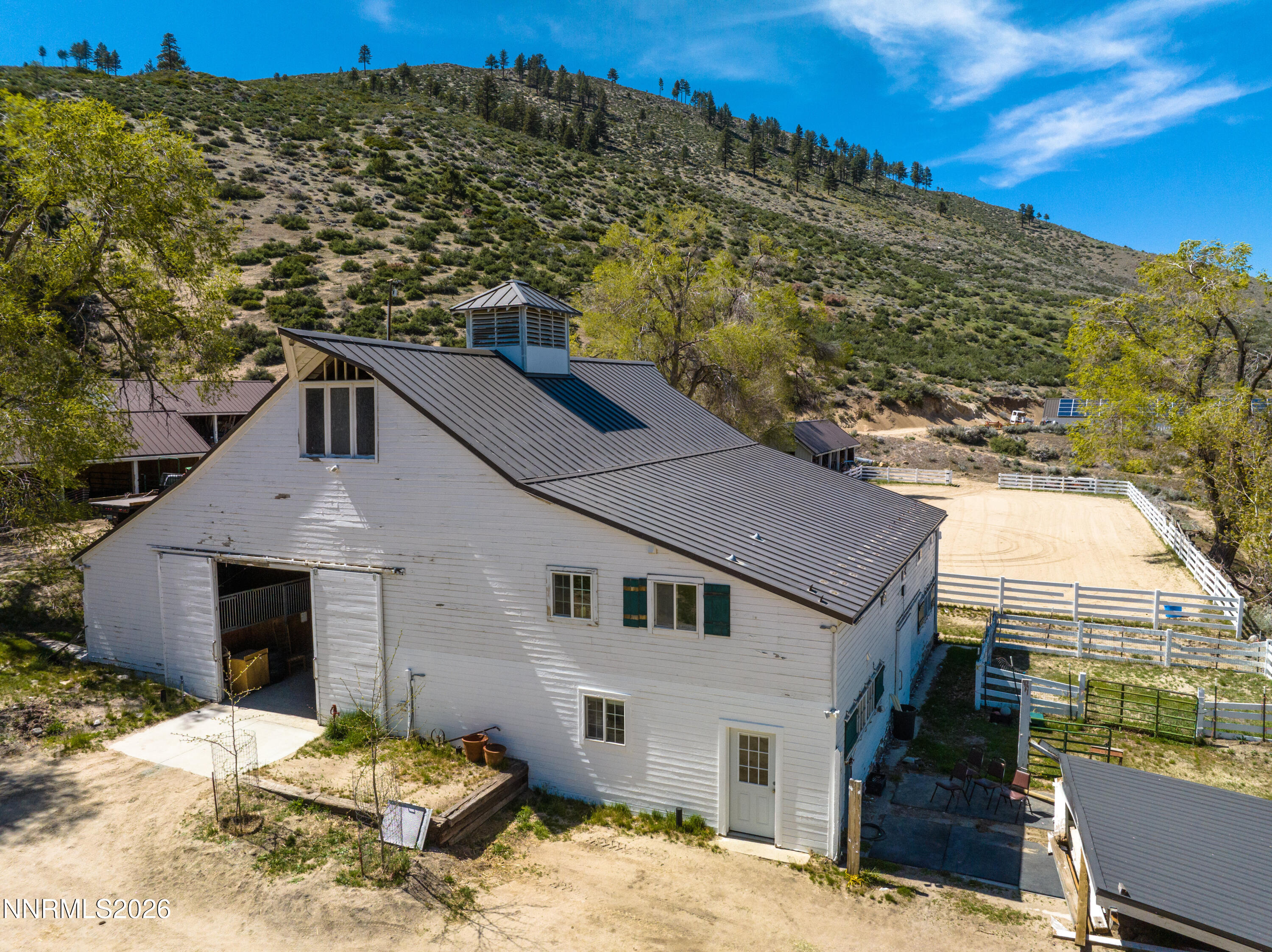 Barn and bunkhouses