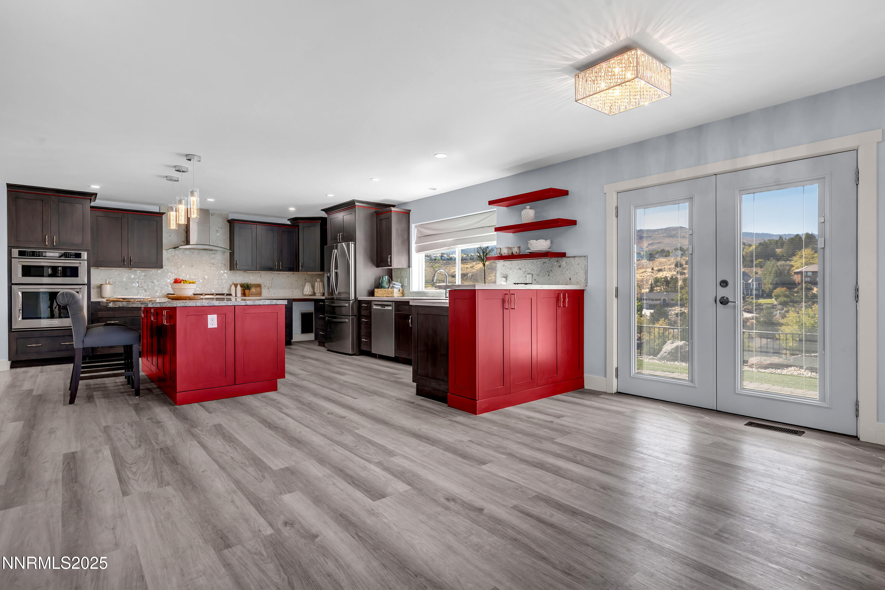 Kitchen to french door