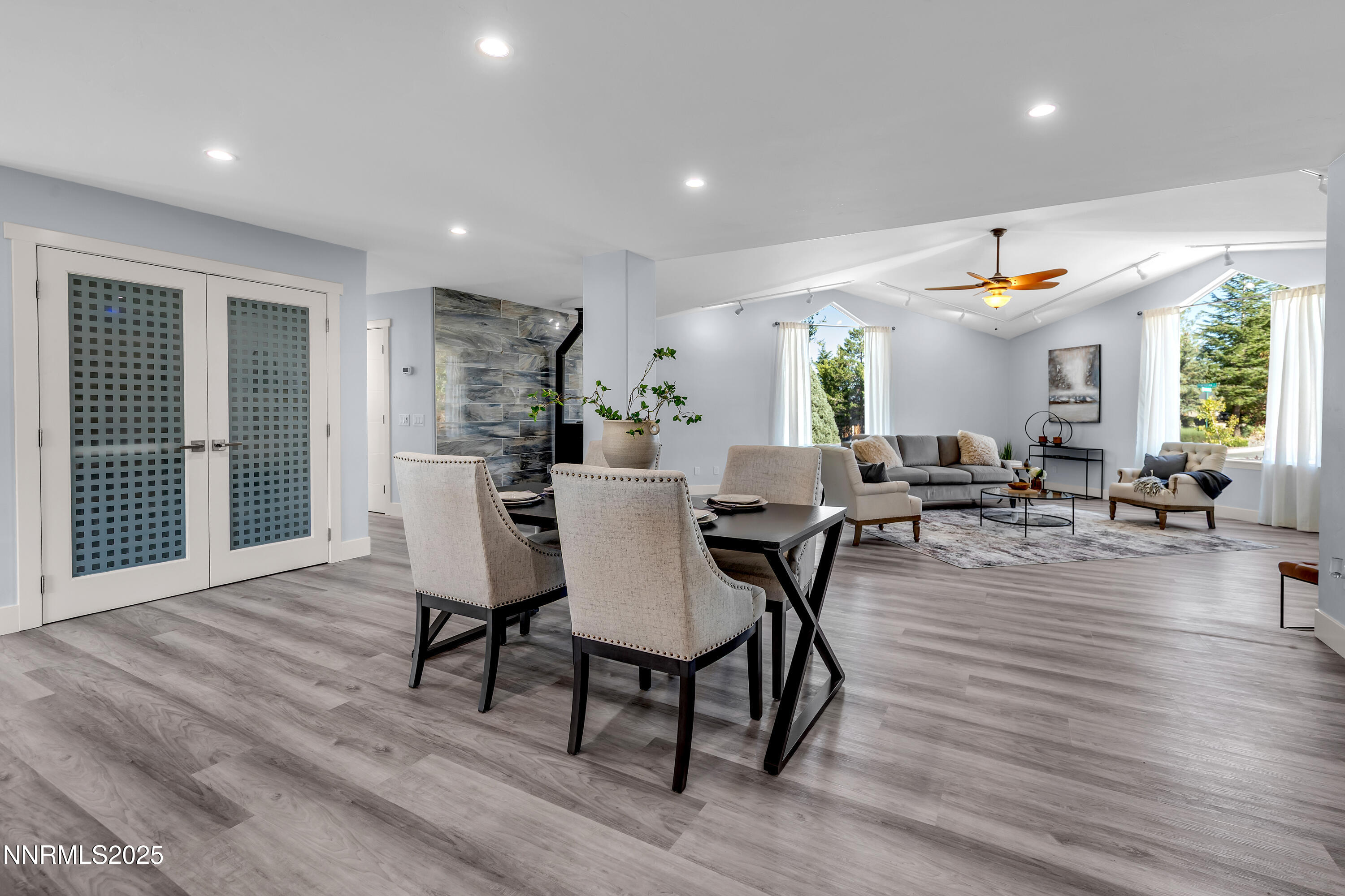 Dining area with pantry
