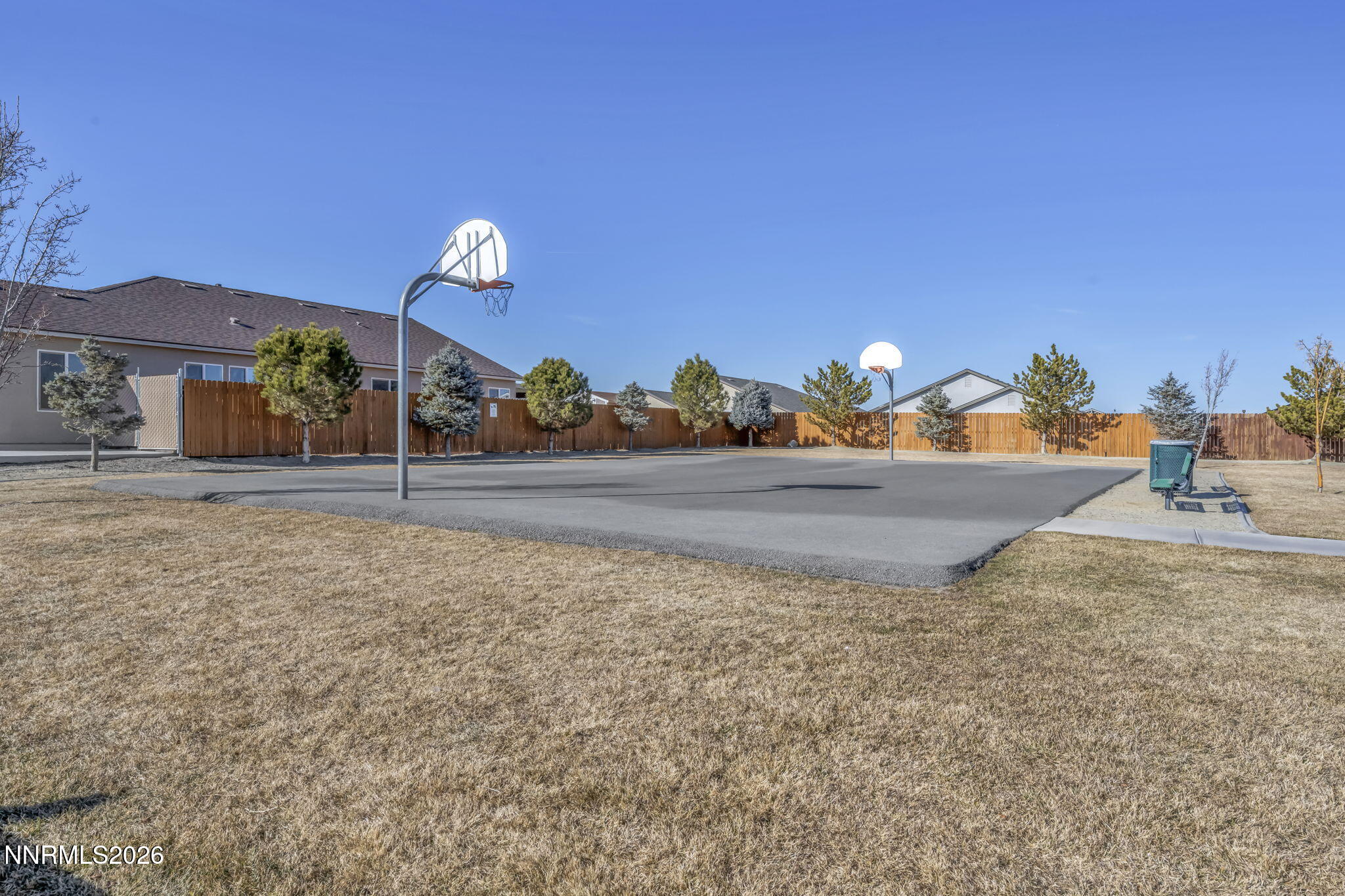 Park basketball court