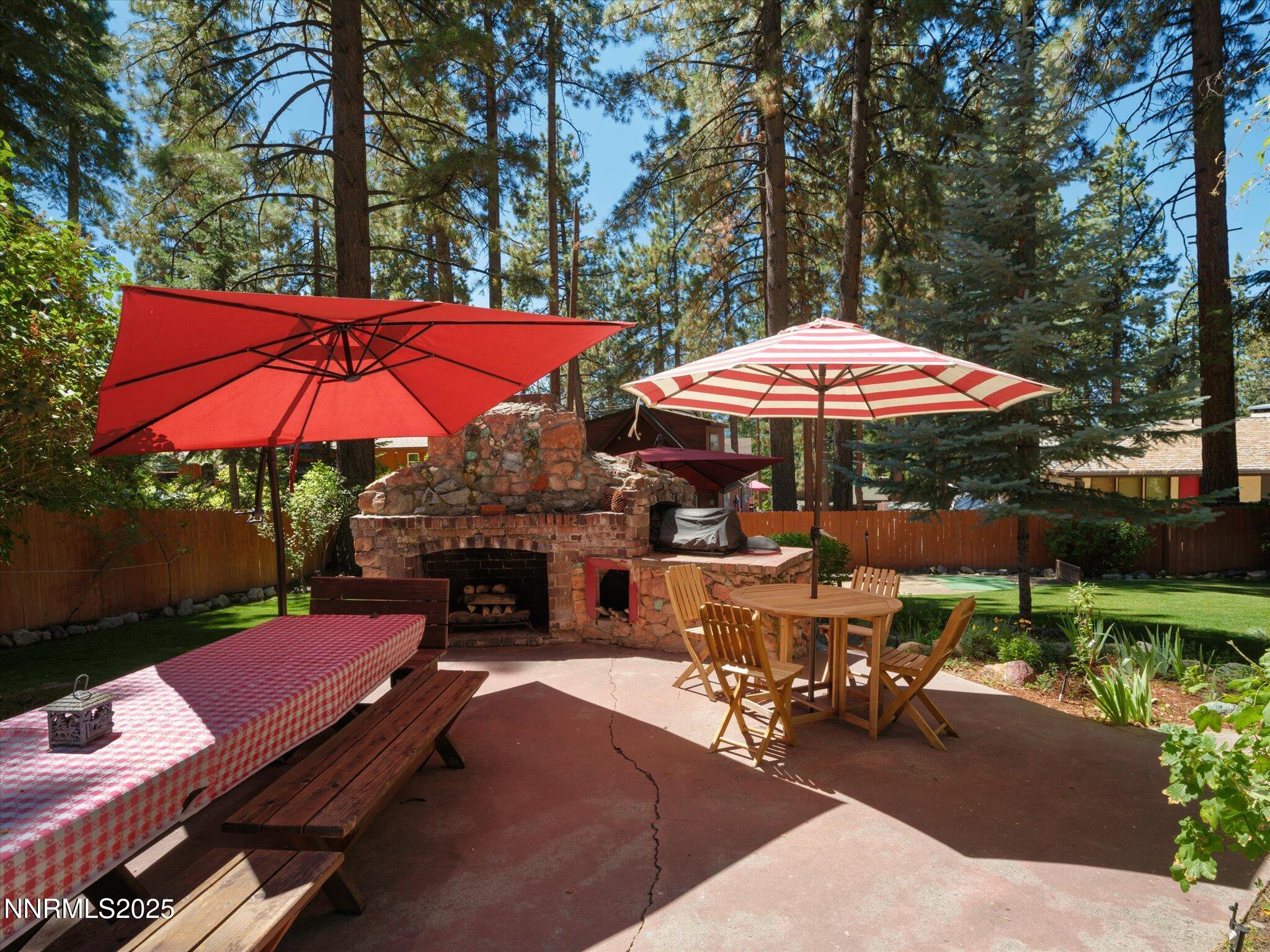 18-Backyard Fireplace