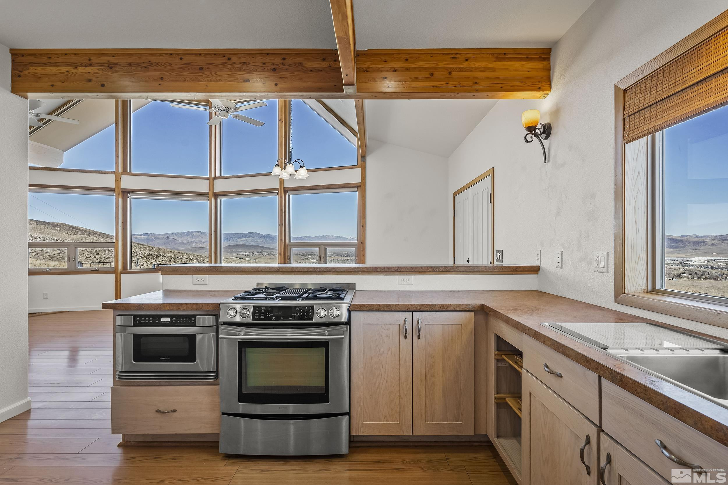 kitchen w/ view