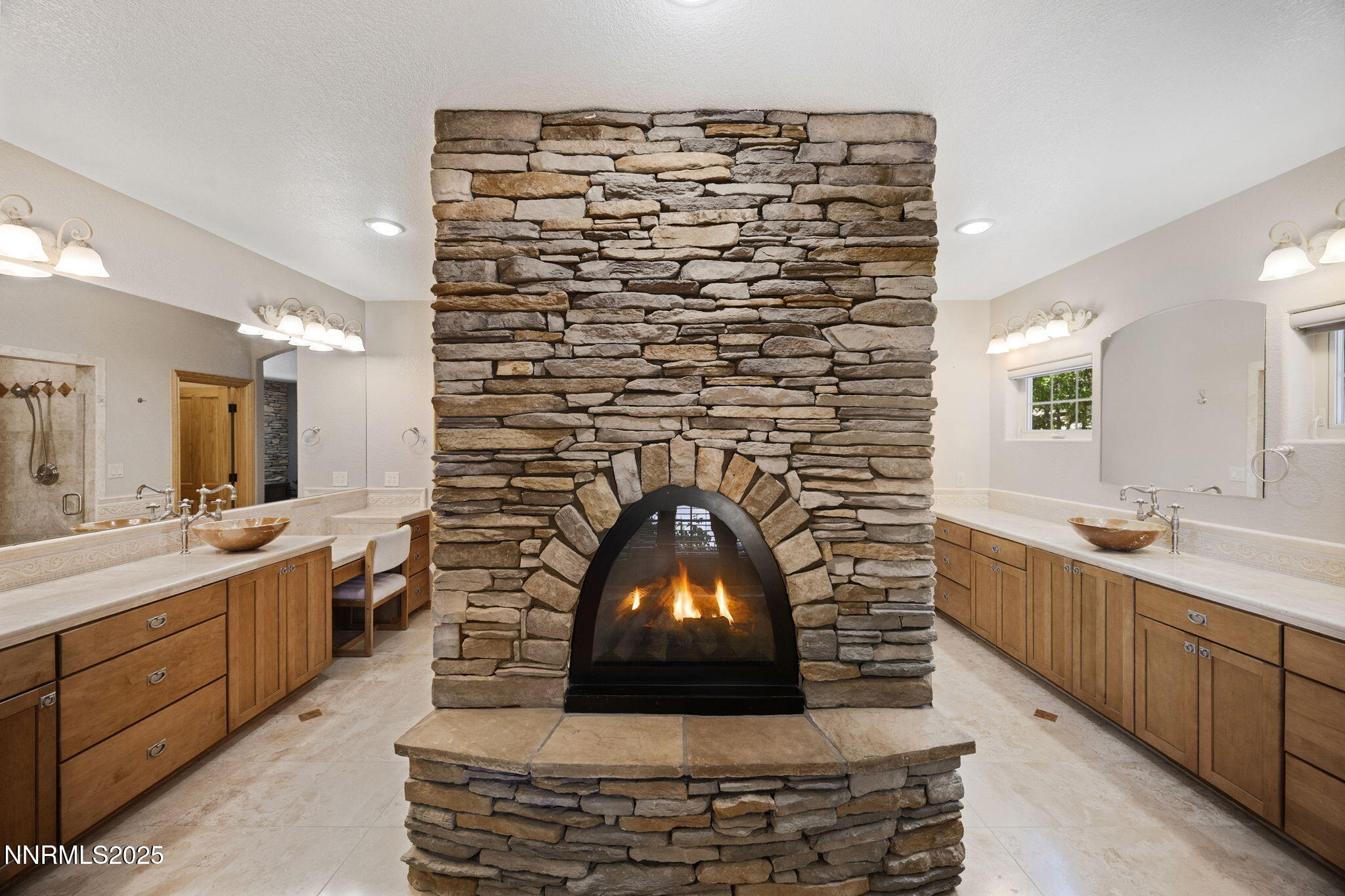 Primary Bath Fireplace