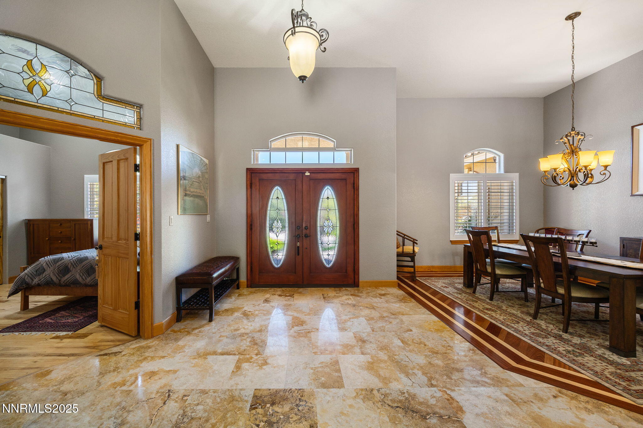 Entry looking at front door