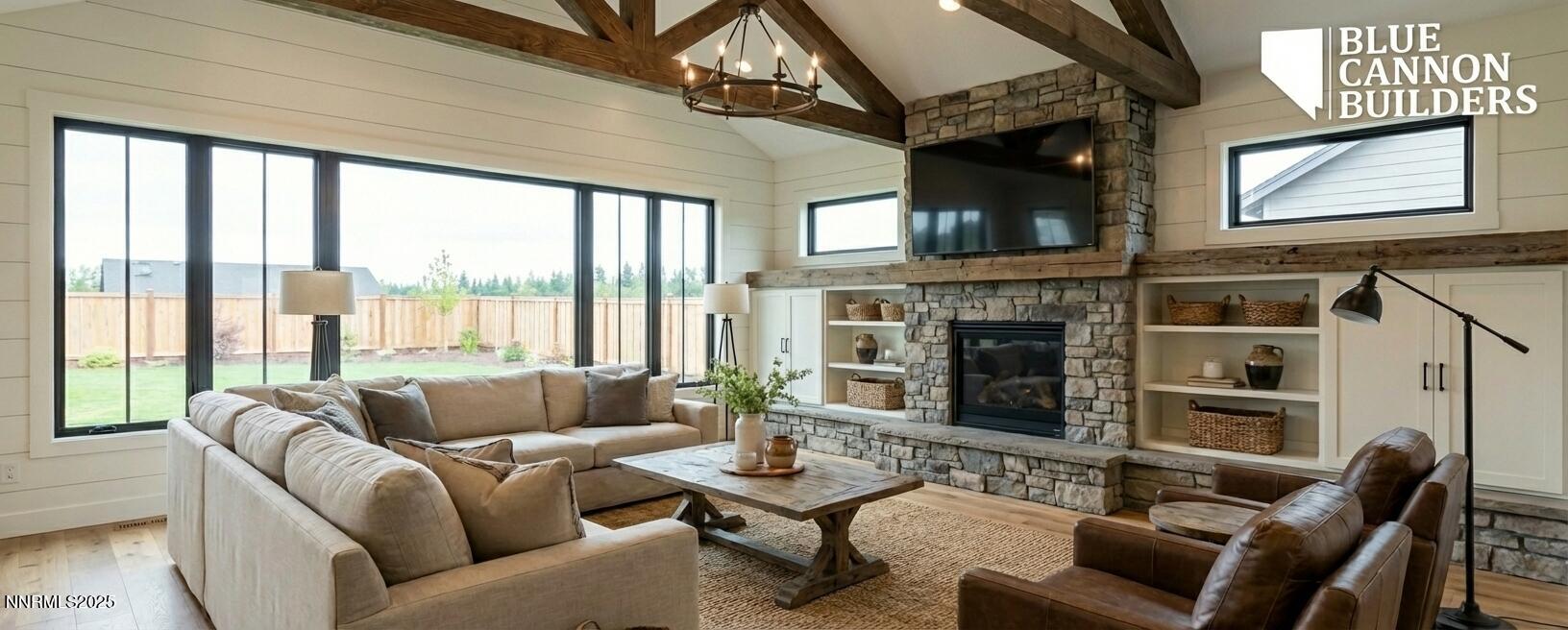 Sierra Pine Living Room Render