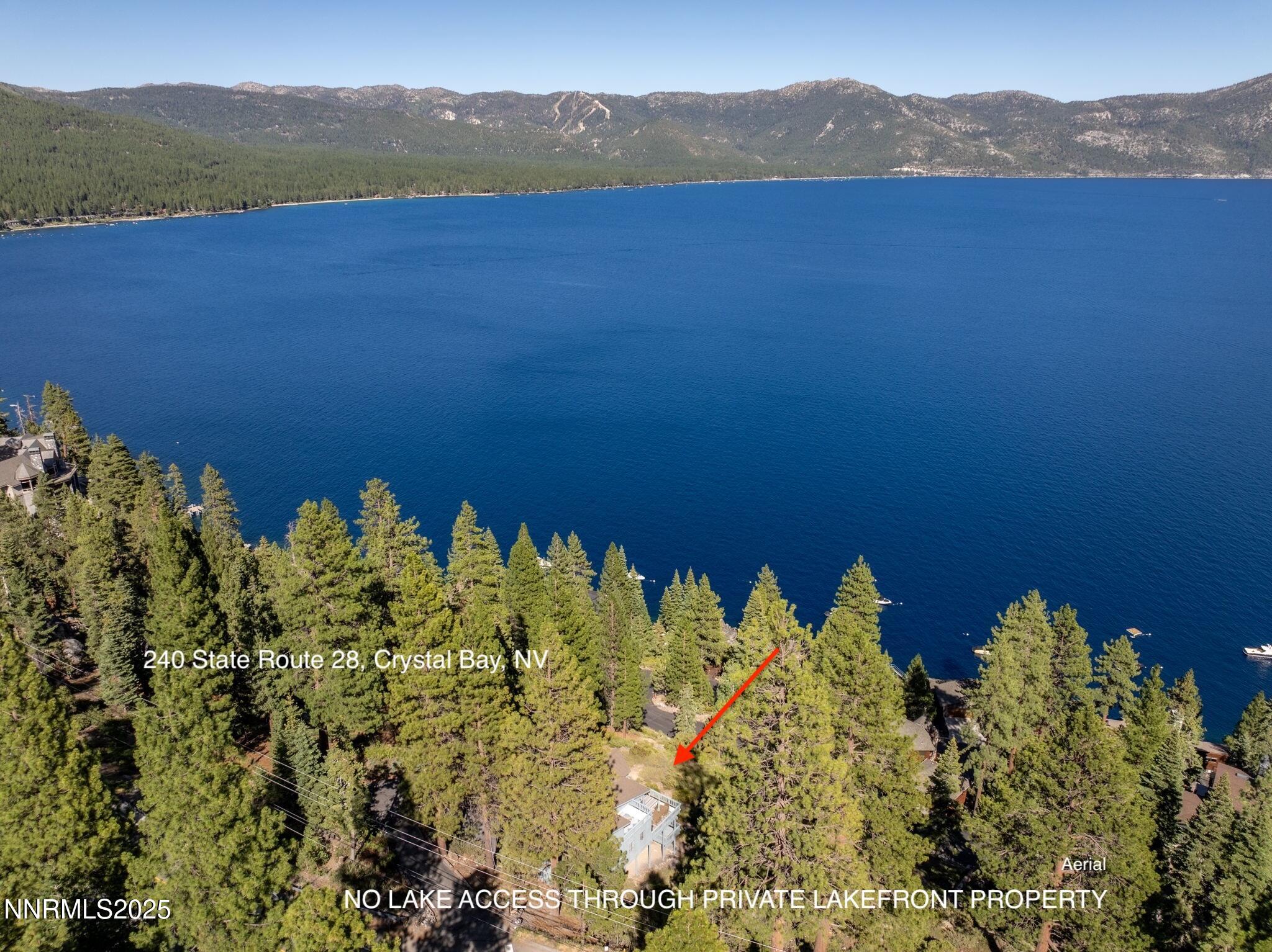 Aerial View of Tahoe HOA Verbiage