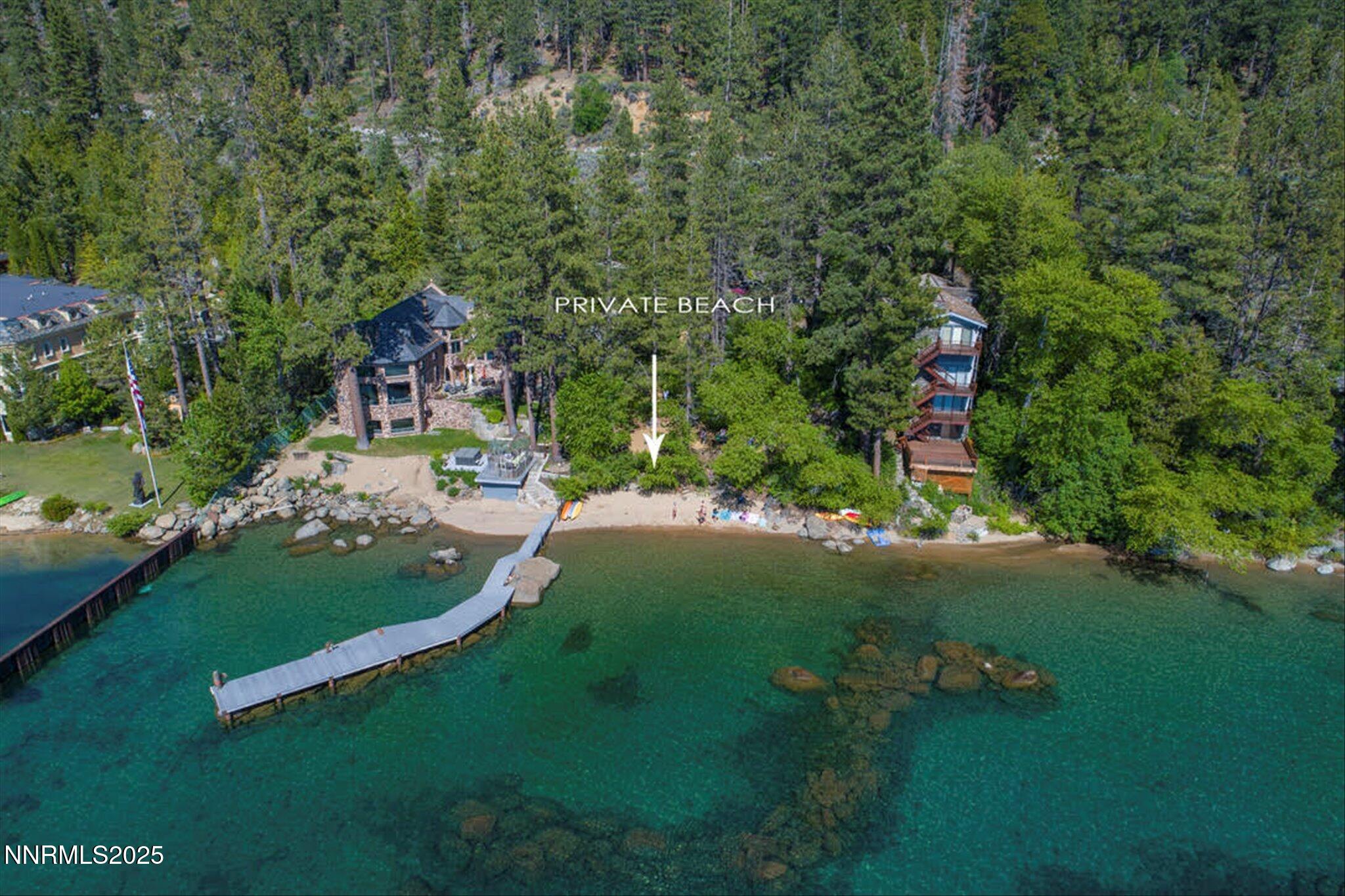 31-Aerial of Logan Creek Private Beach 1