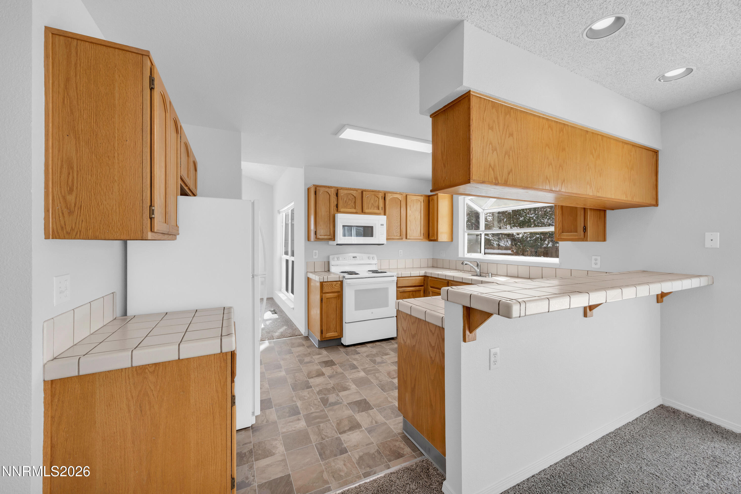 Windcrest kitchen view from family room