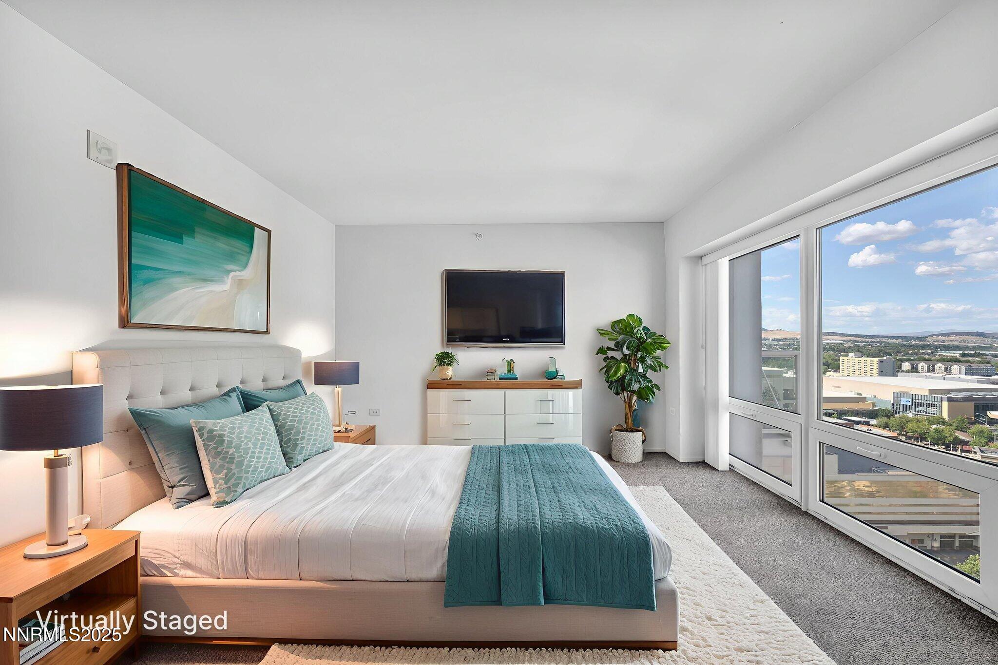 Virtually Staged Bedroom