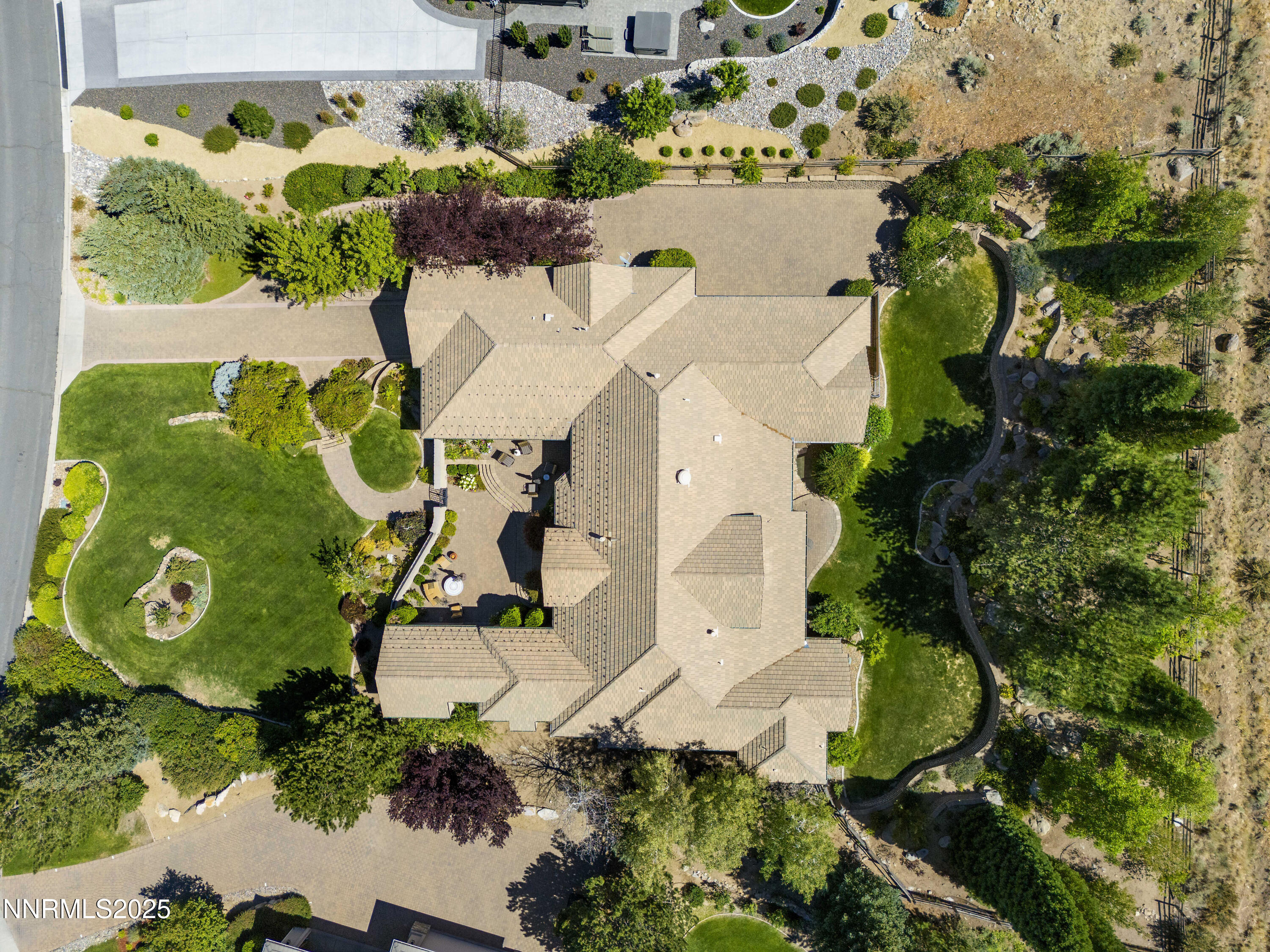Black Eagle Drone Over House