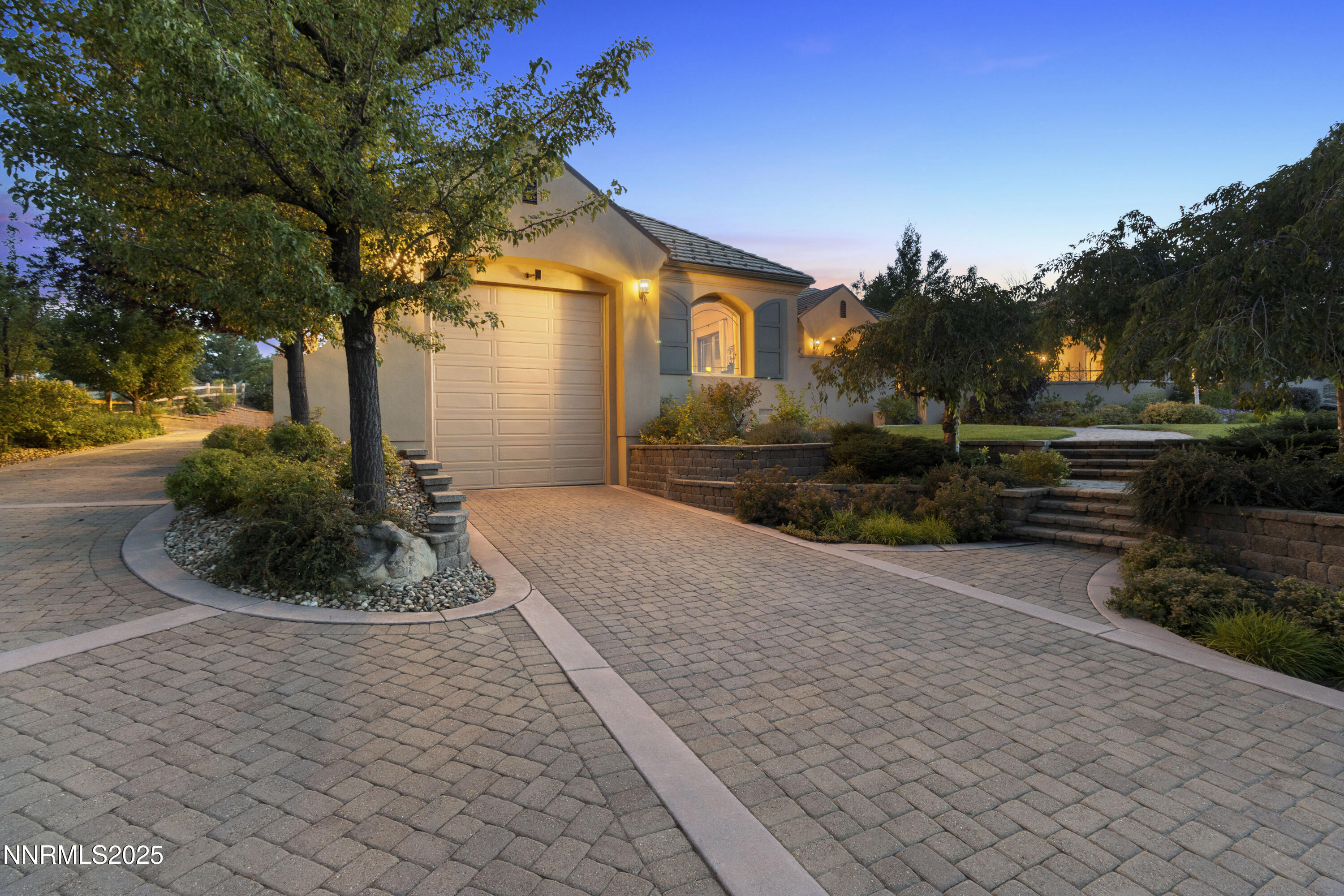 Black Eagle Dusk Front RV and Steps