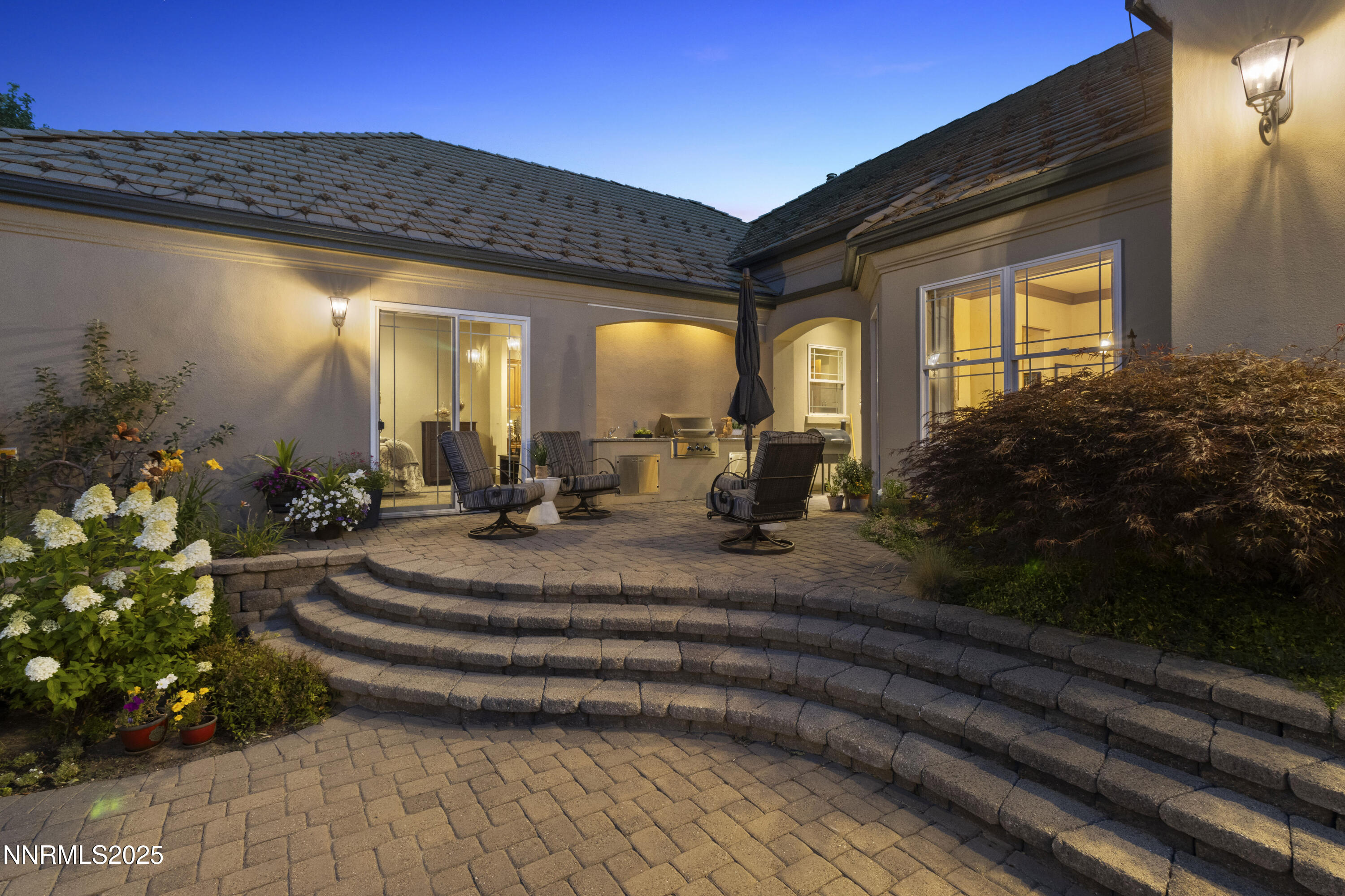 Black Eagle Dusk Interior Courtyard