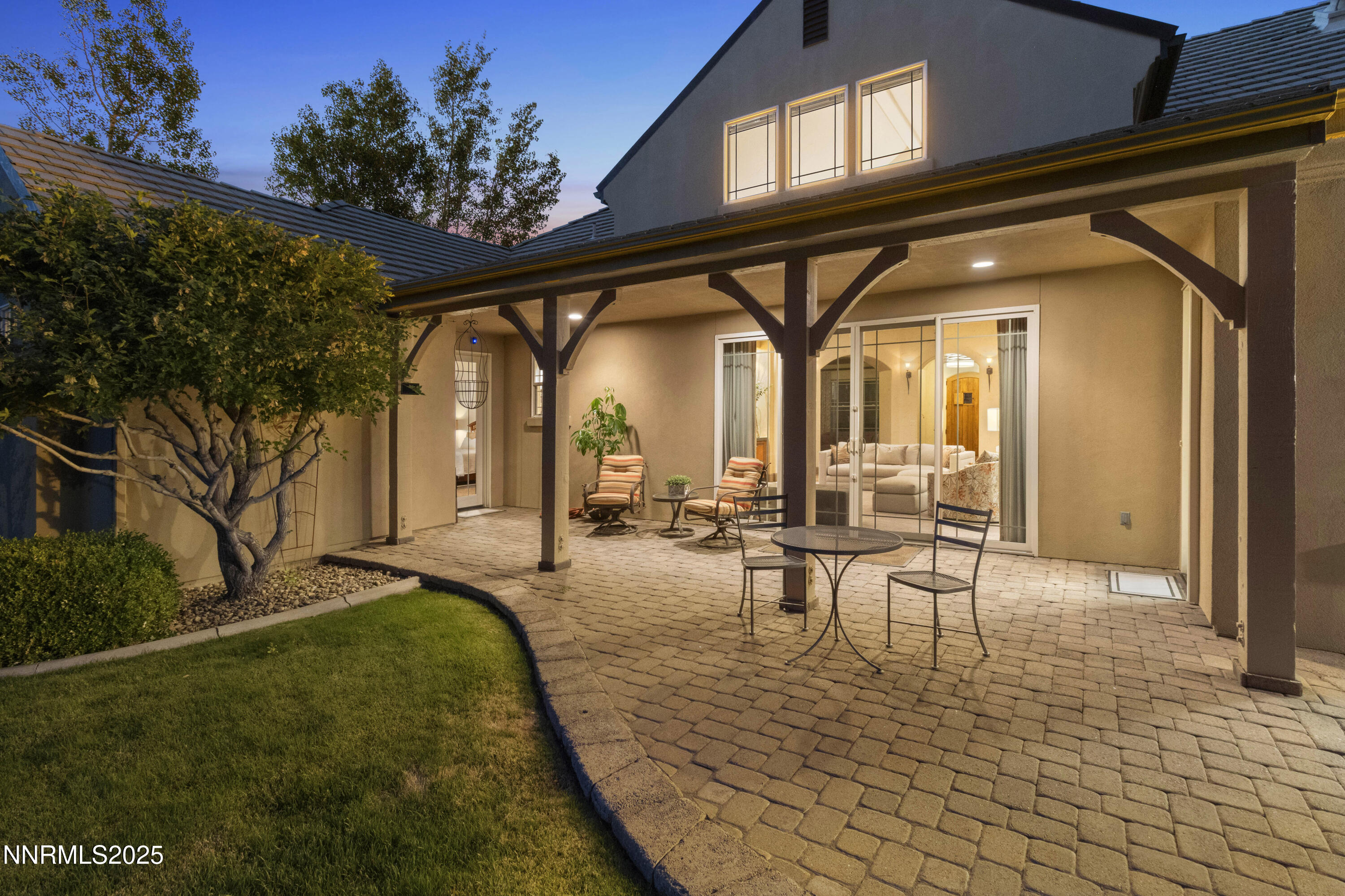 Black Eagle Dusk Back Patio